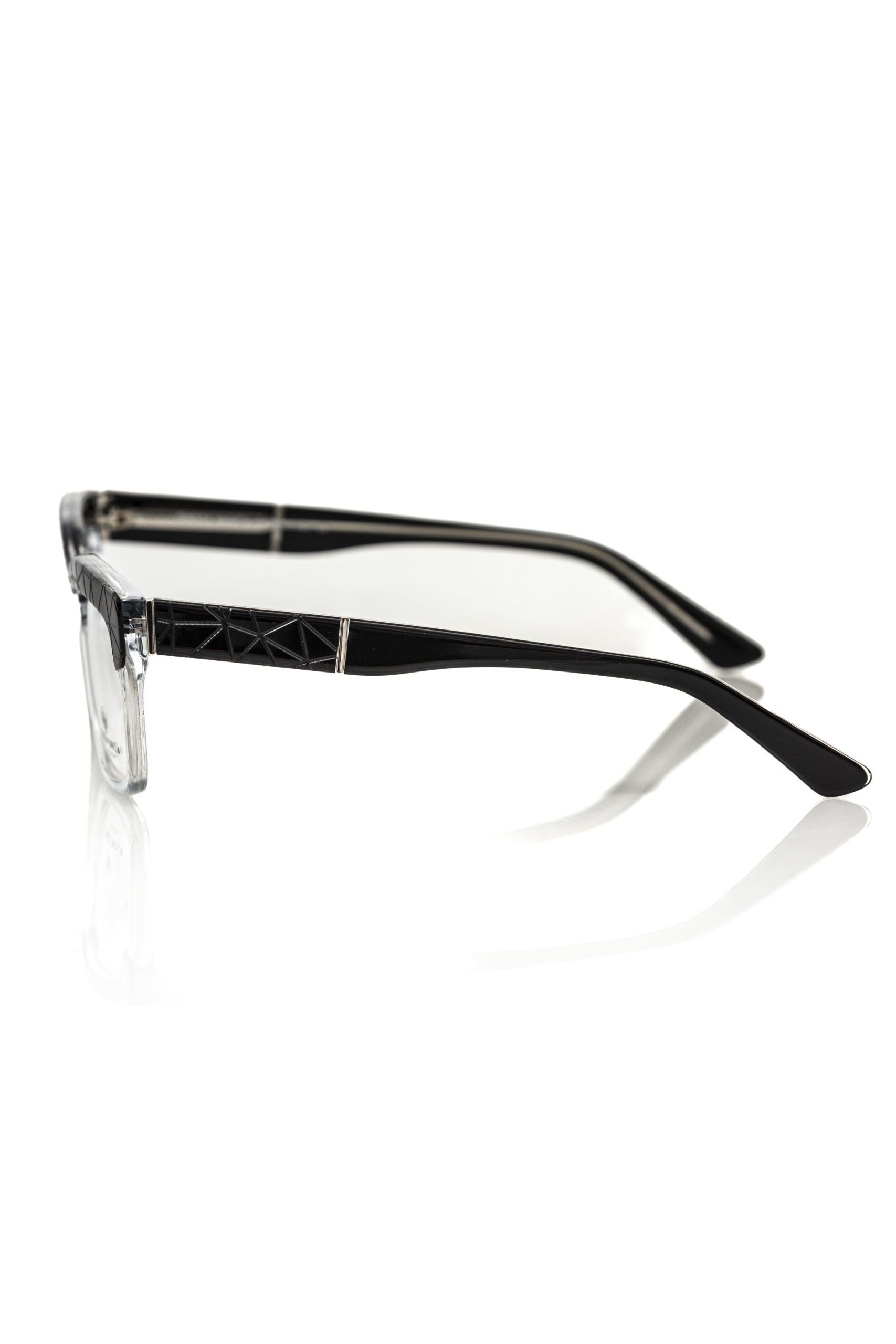 Frankie Morello Schwarze Herren-Brille aus Acetat