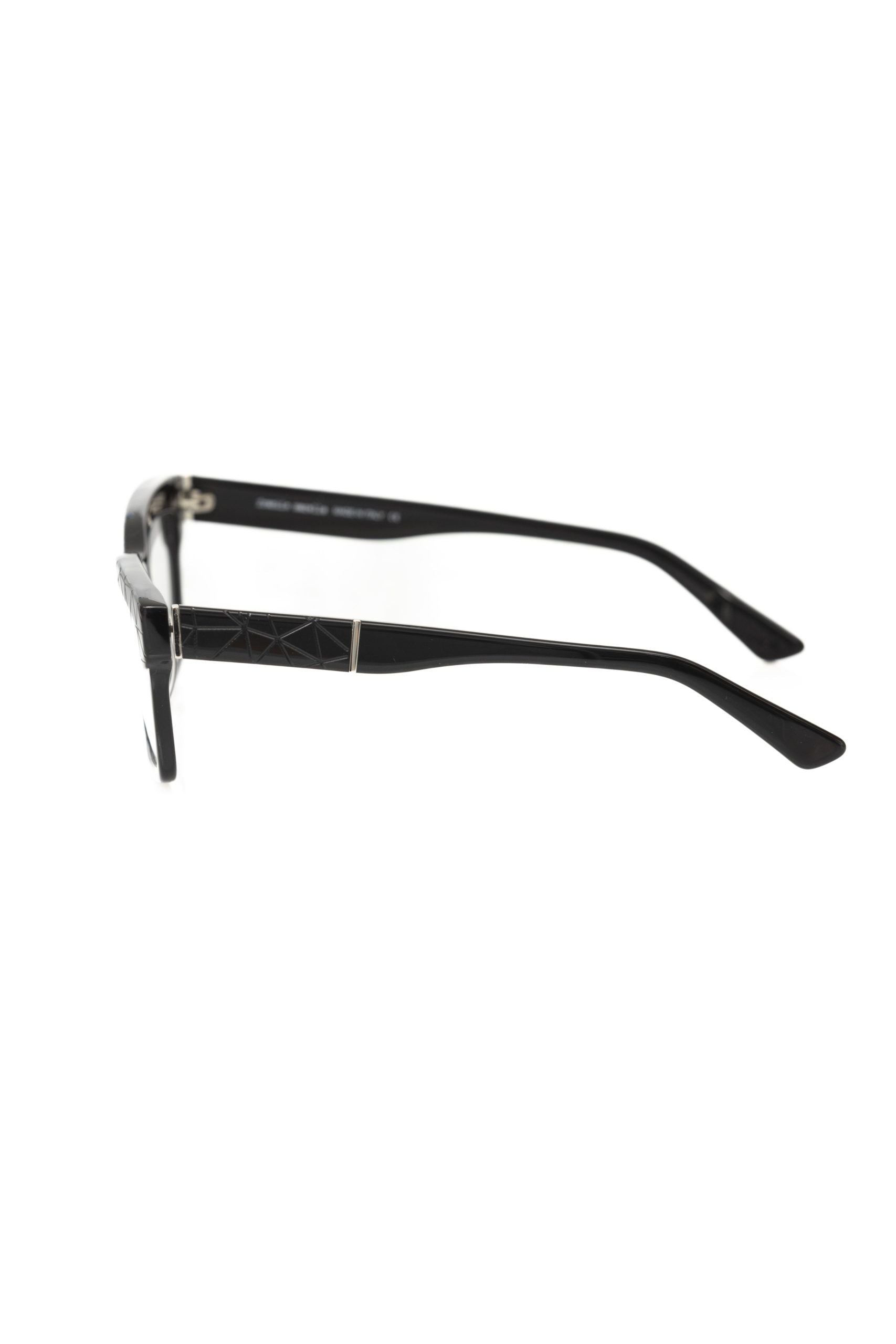 Frankie Morello Schwarze Herren-Brille aus Acetat