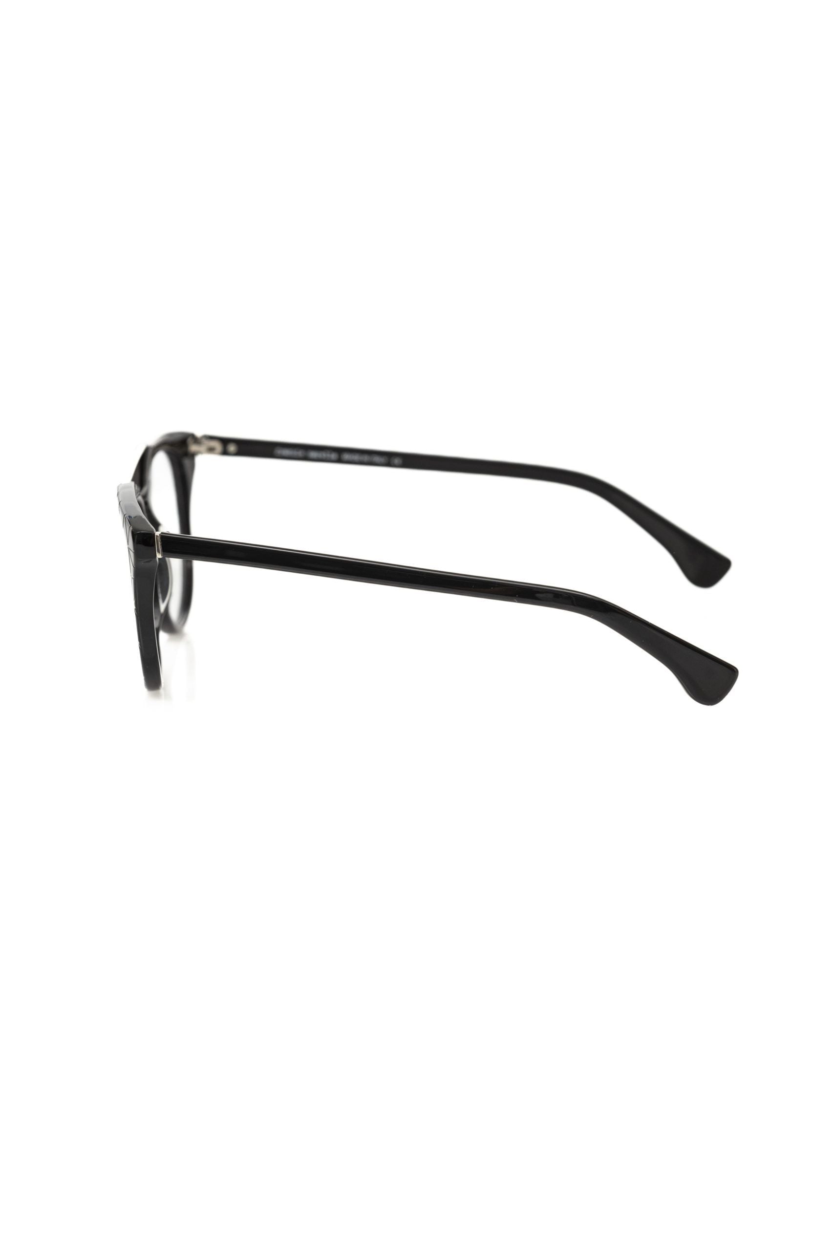 Frankie Morello Schwarze Herrenbrille aus Acetat