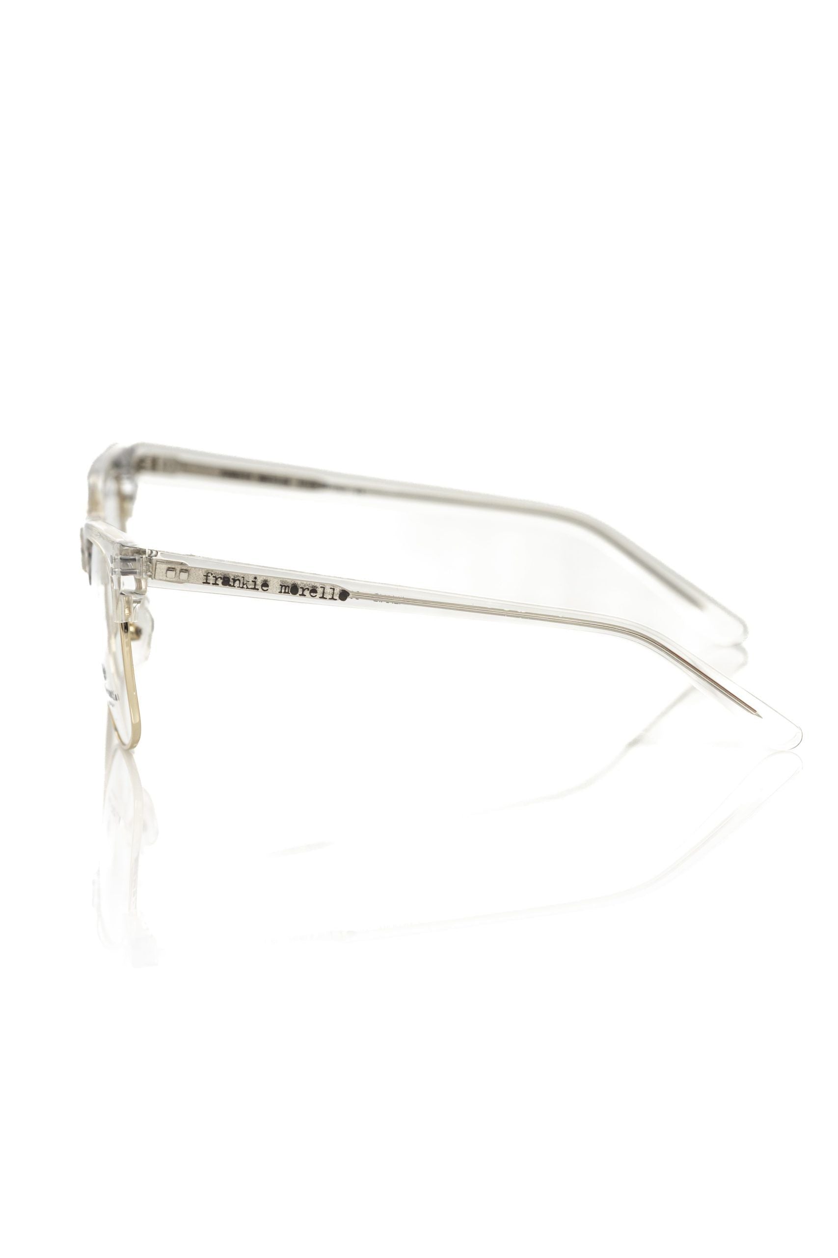 Frankie Morello Gold Metal Fiber Glasses for Men
