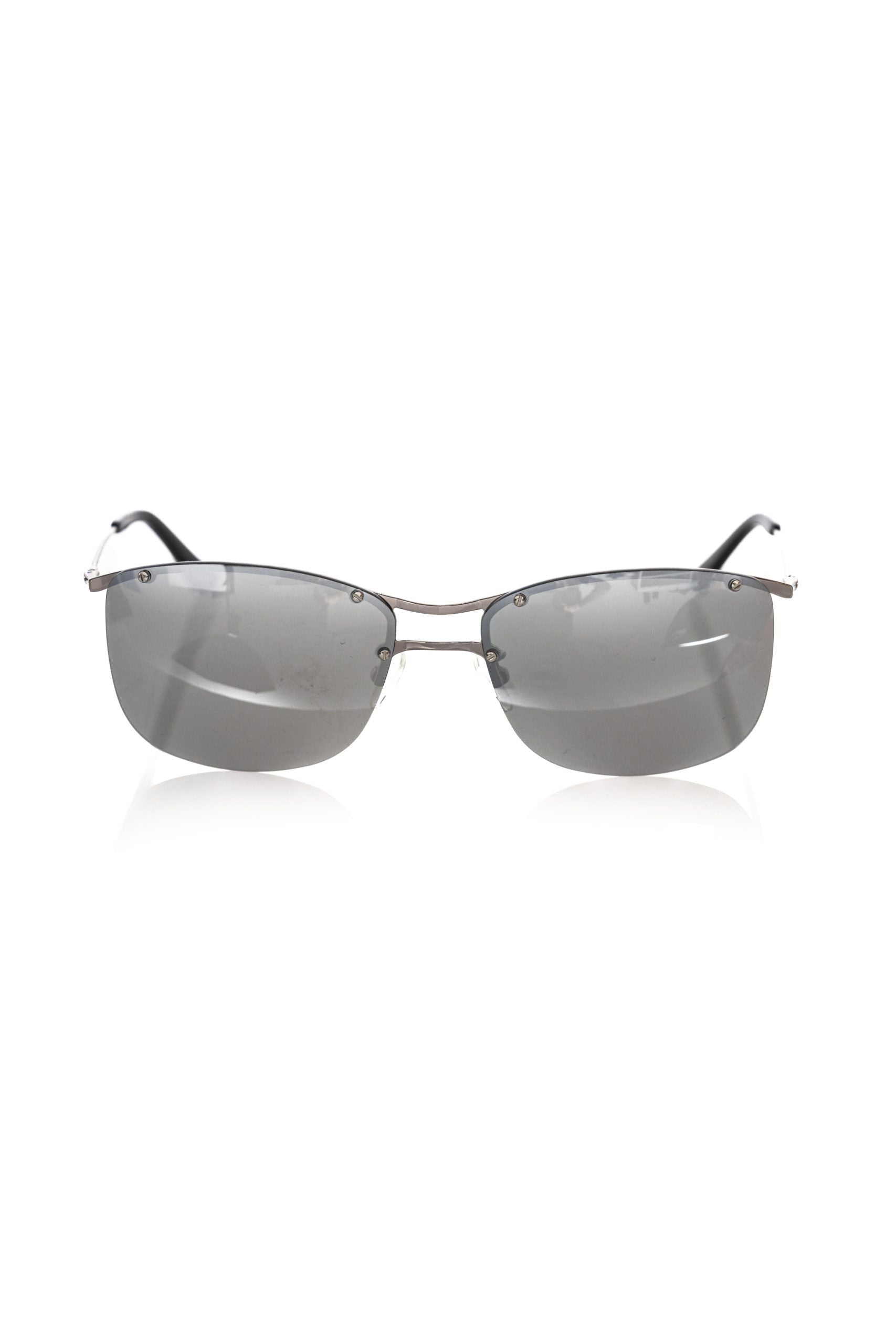 Frankie Morello men's sunglasses with silver fibers