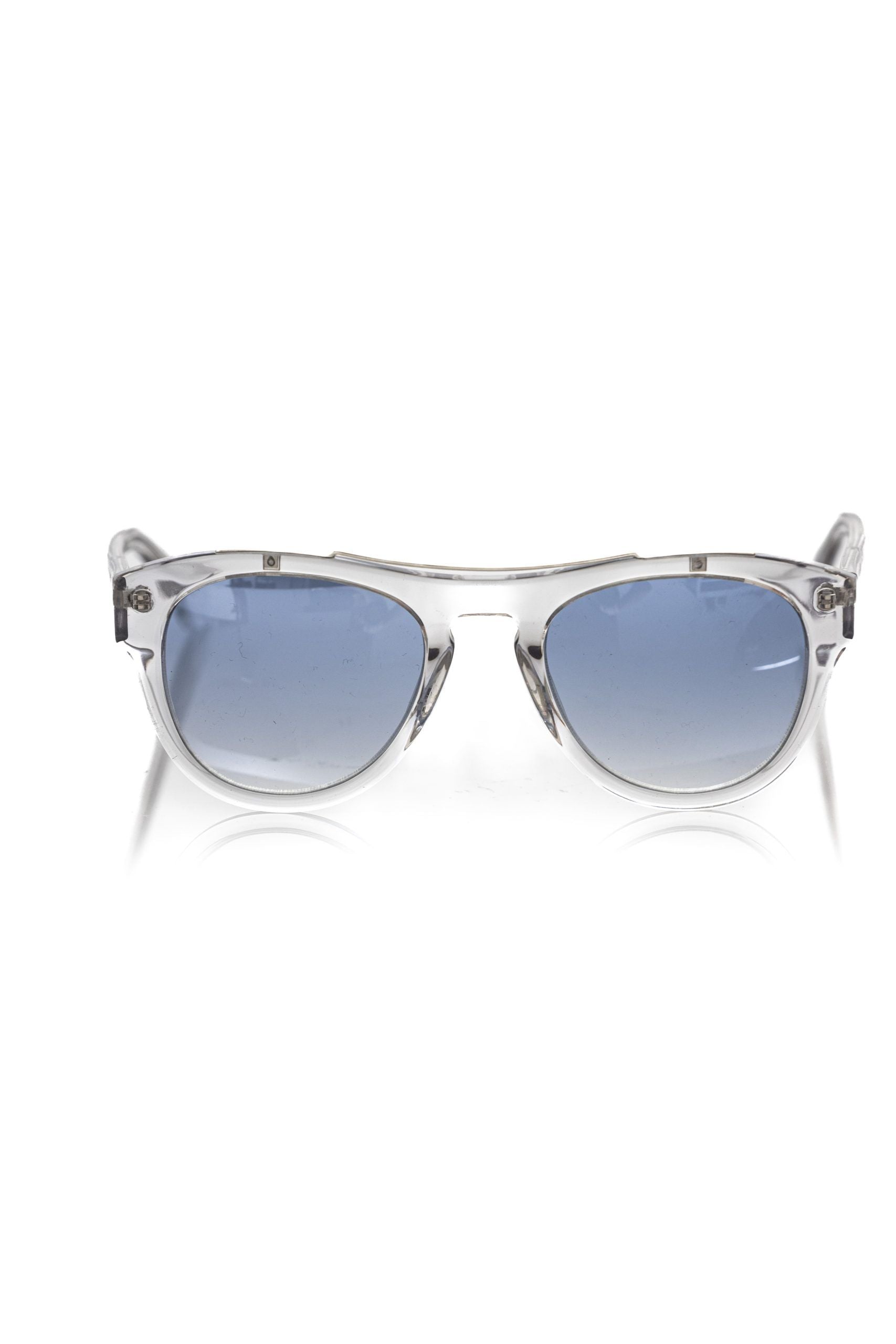 Frankie Morello White Men's Sunglasses in Acetate