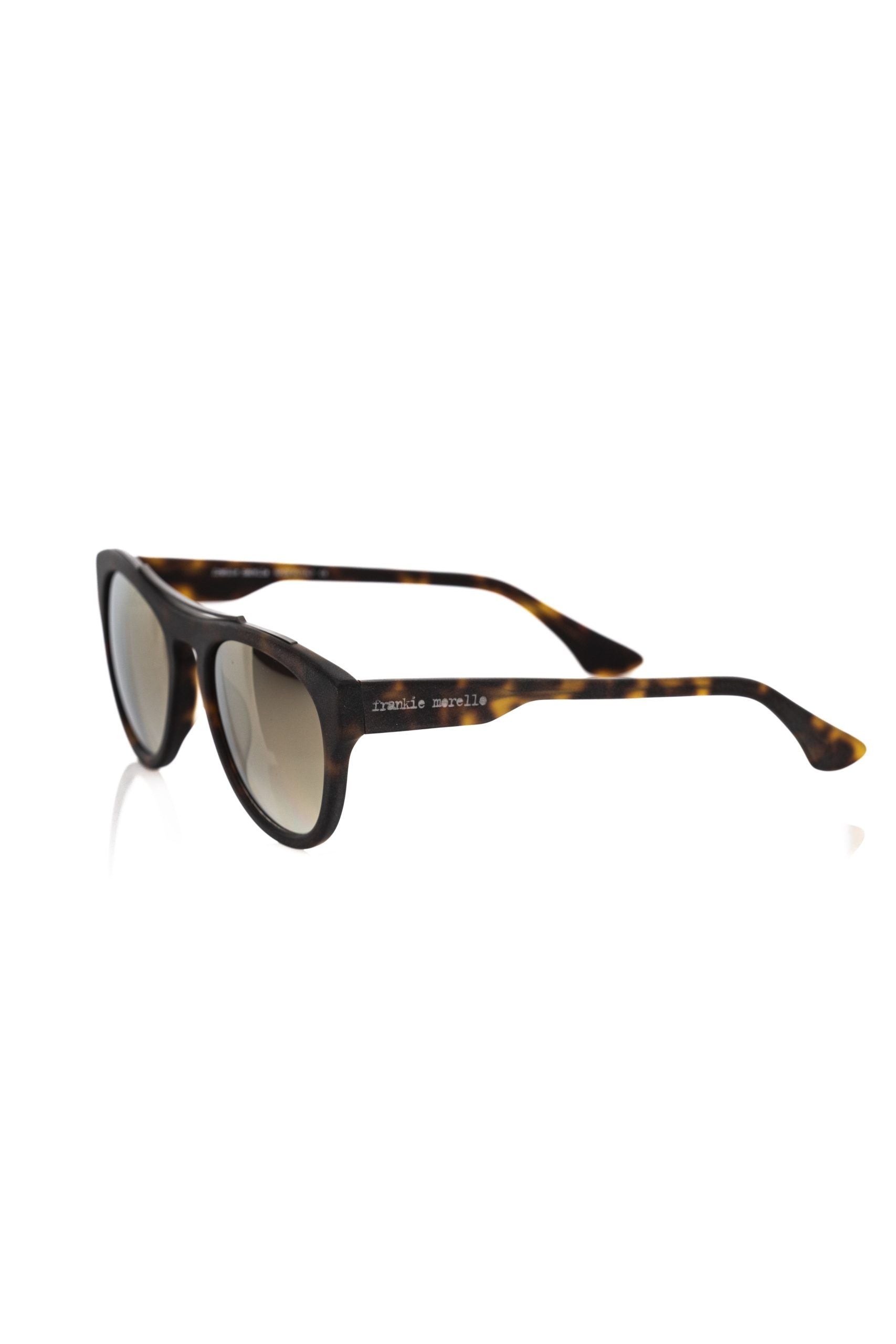 Frankie Morello men's sunglasses in brown acetate