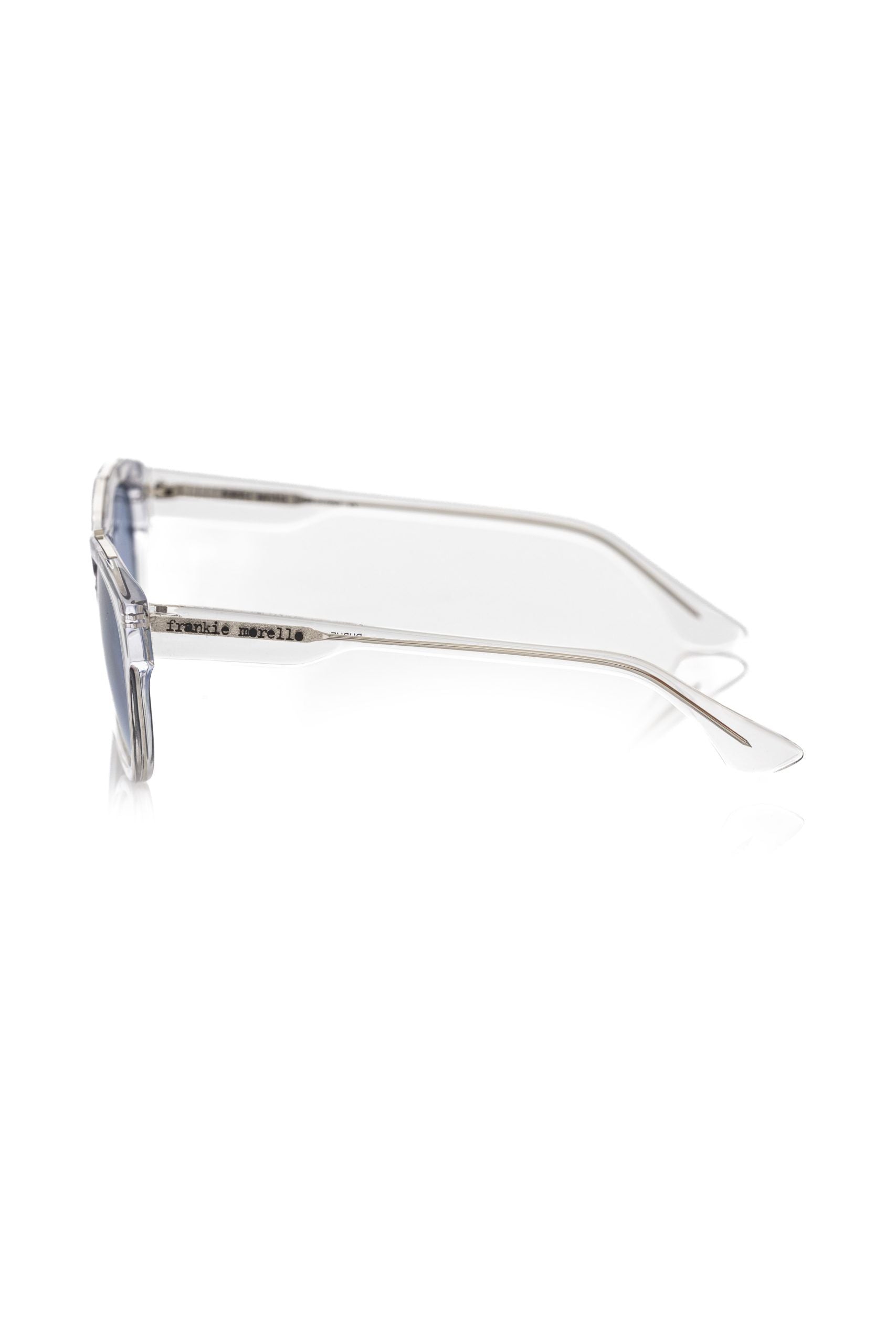 Frankie Morello White Men's Sunglasses in Acetate