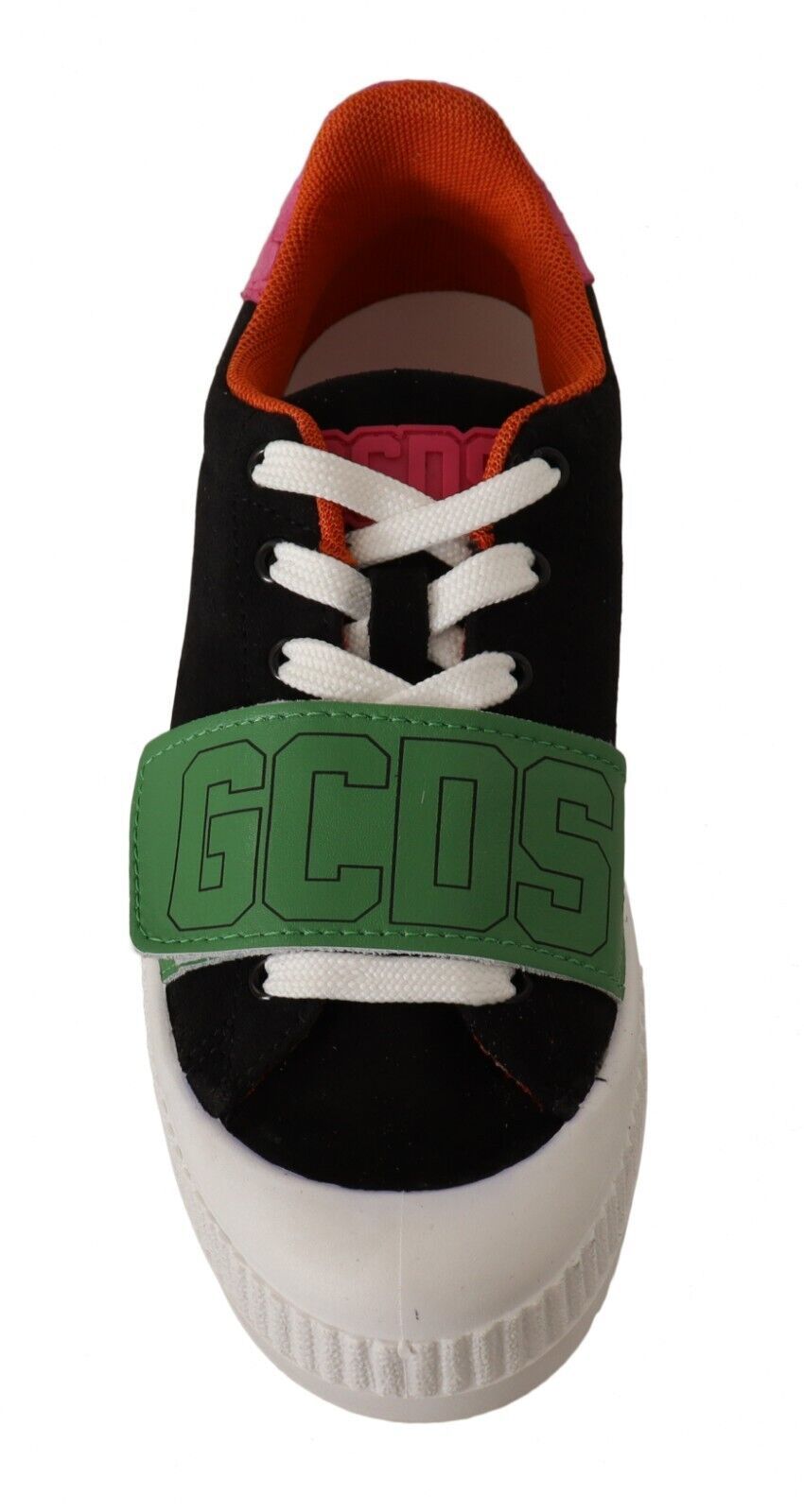 GCDS Multicolor Wildleder Low Top Lace Up Frauen Sneakers Schuhe