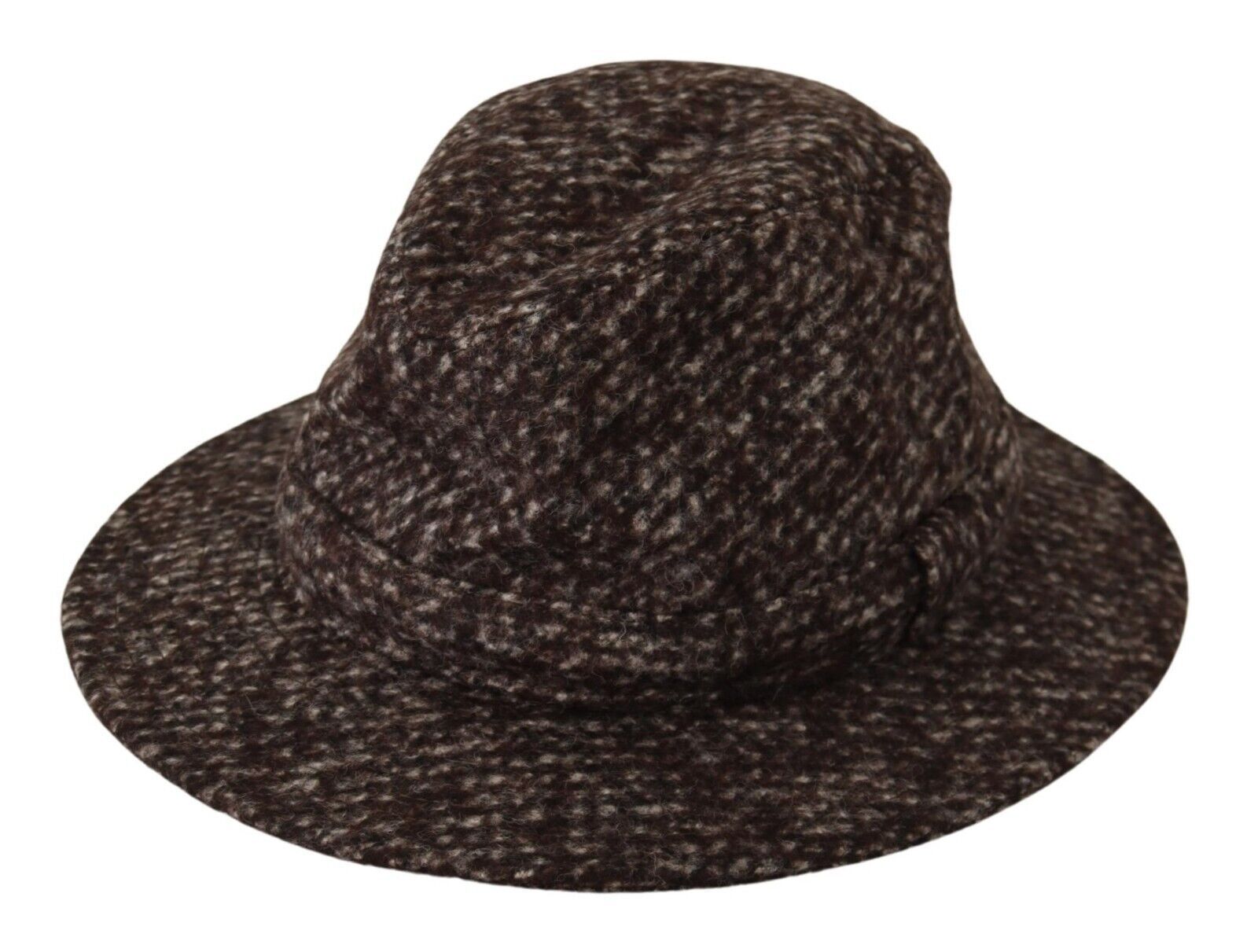 Dolce &amp; Gabbana Grey Melange Blend Tweed Hat