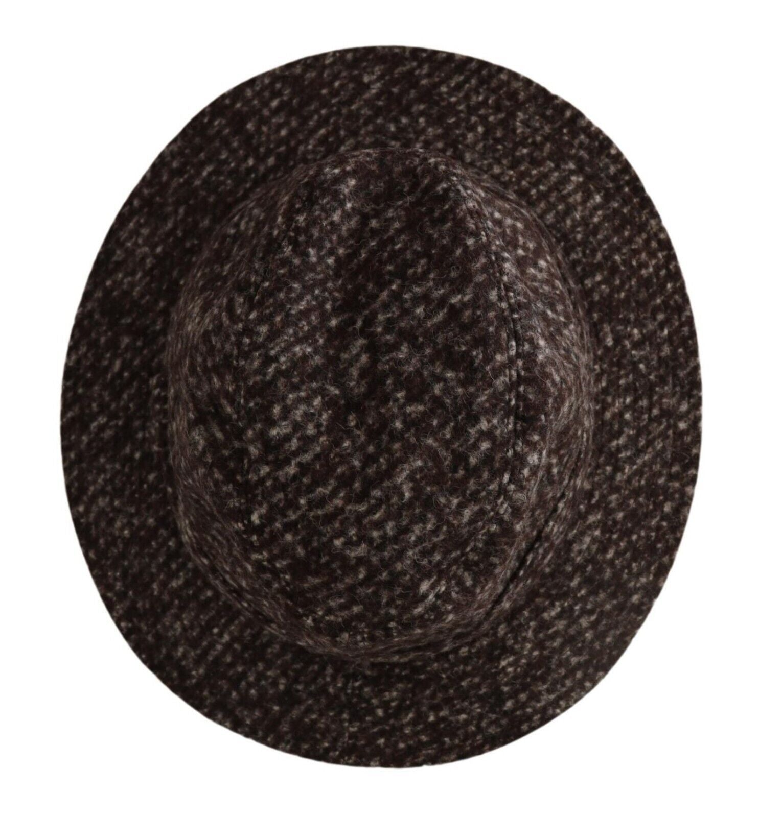 Dolce &amp; Gabbana Grey Melange Blend Tweed Hat