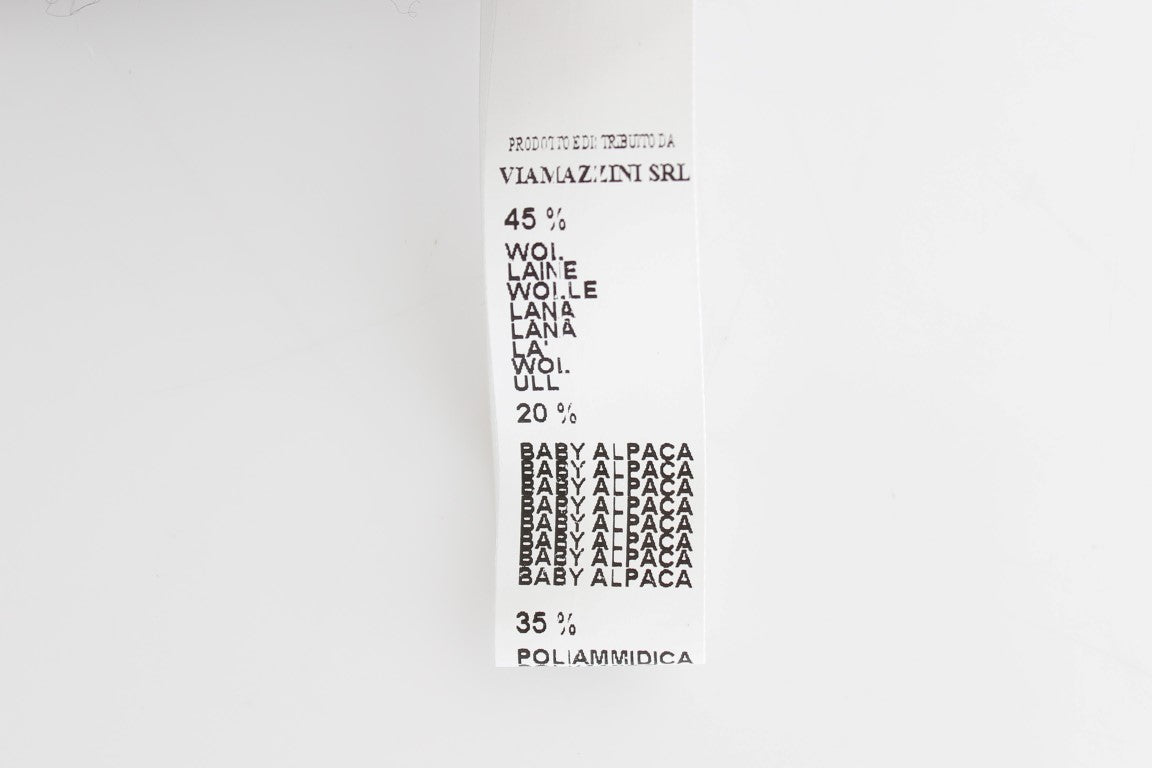 Ermanno Scervino grey wool knit sweater