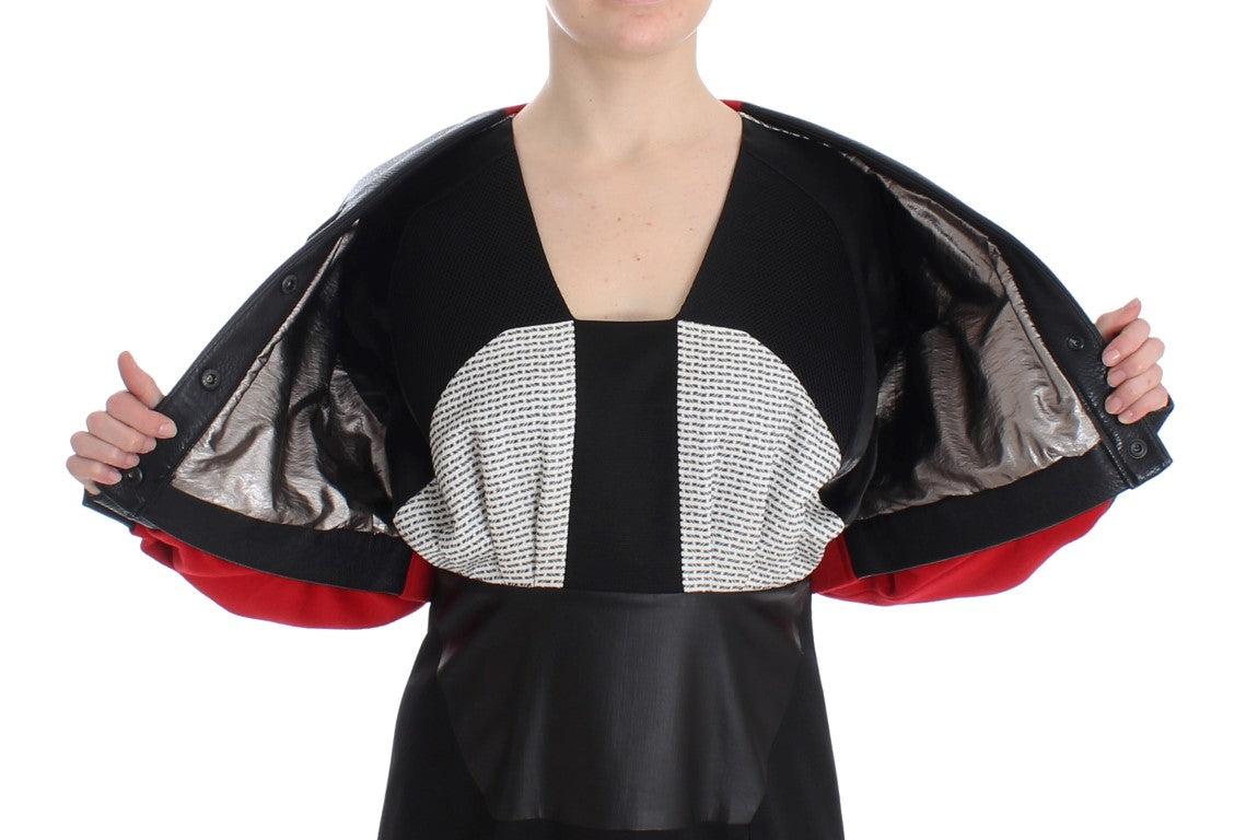 KAALE SUKTAE Black Short Coat Bomber Jacket