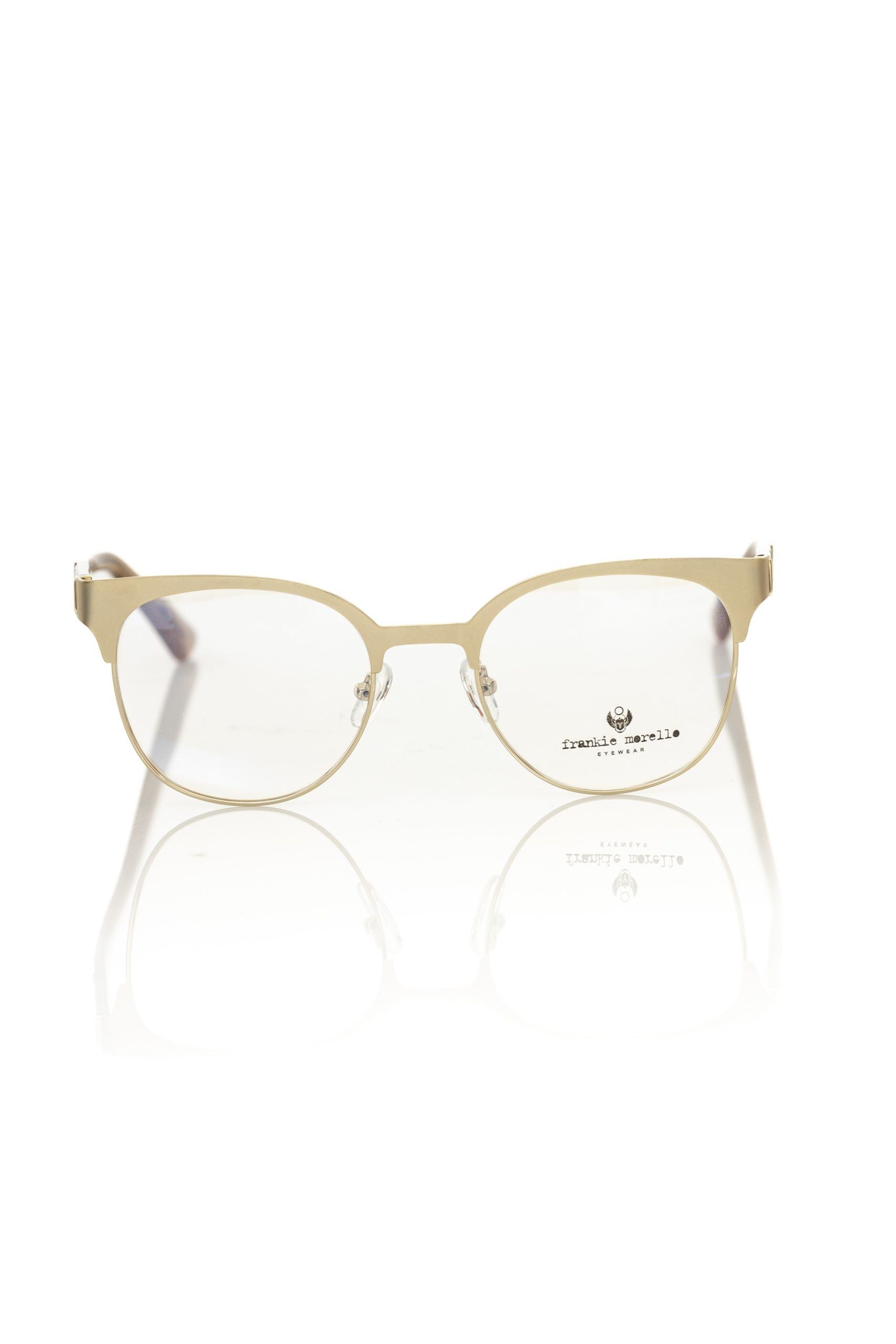 Frankie Morello gold-colored women's glasses made of acetate