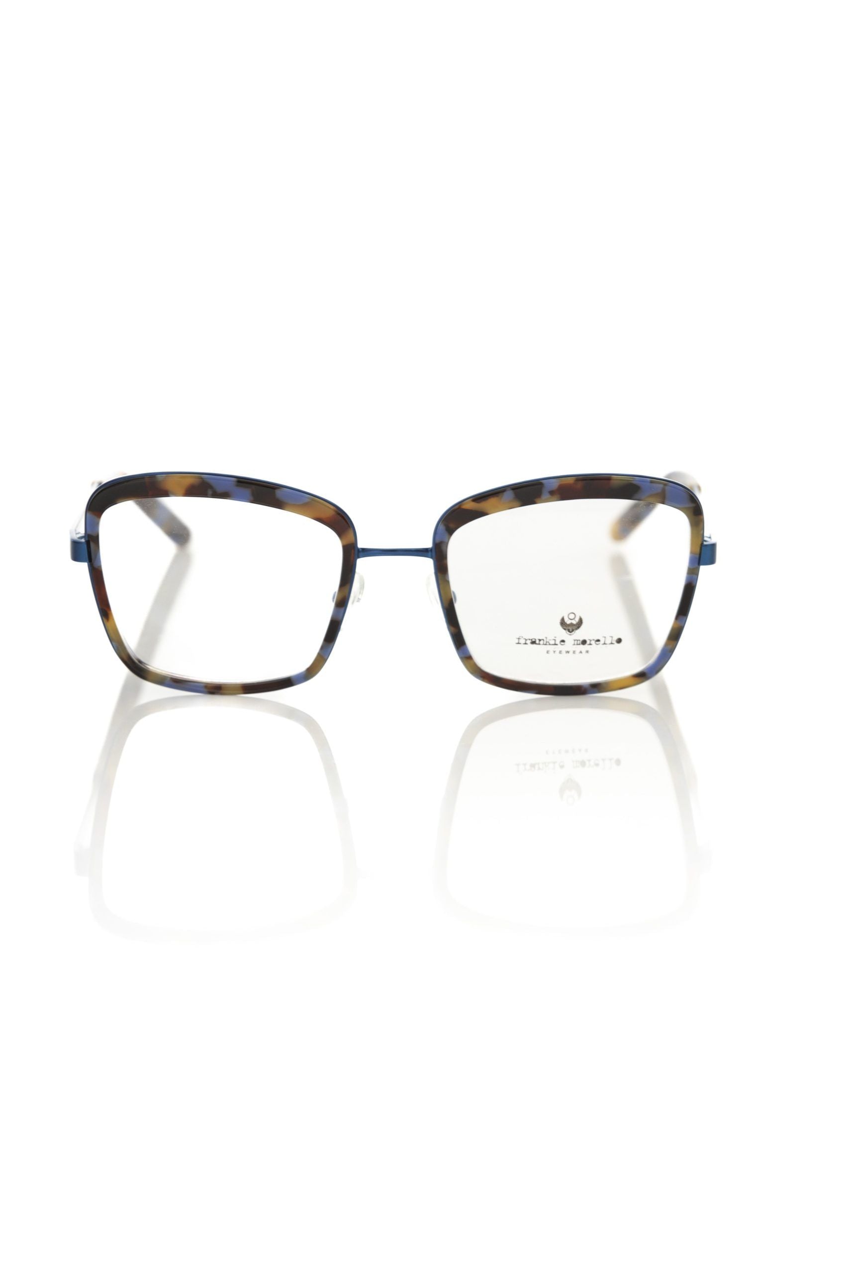 Frankie Morello Damenbrille mit Blauem Metallic-Gestell