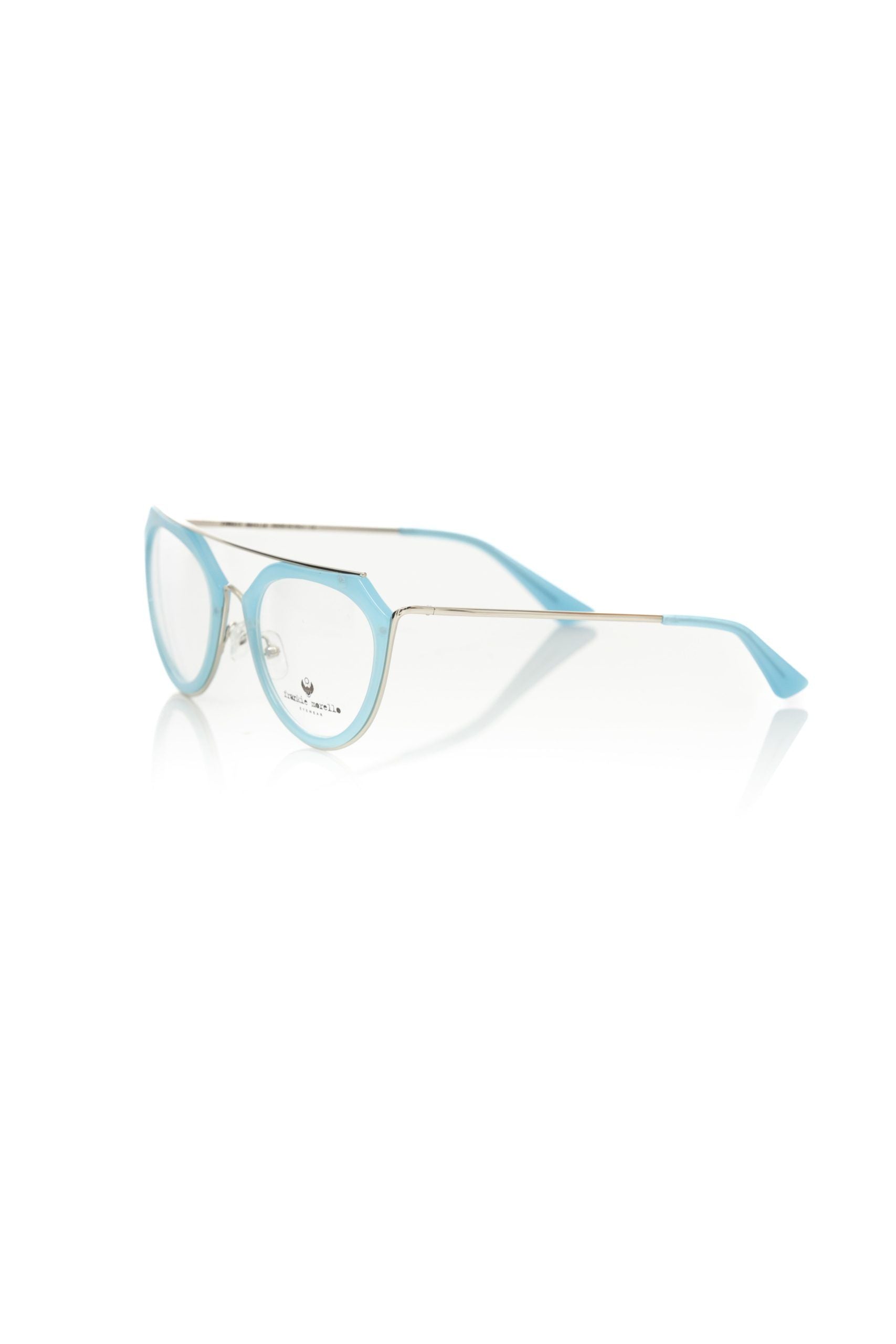 Frankie Morello Hellblaue Damen-Acetatbrille