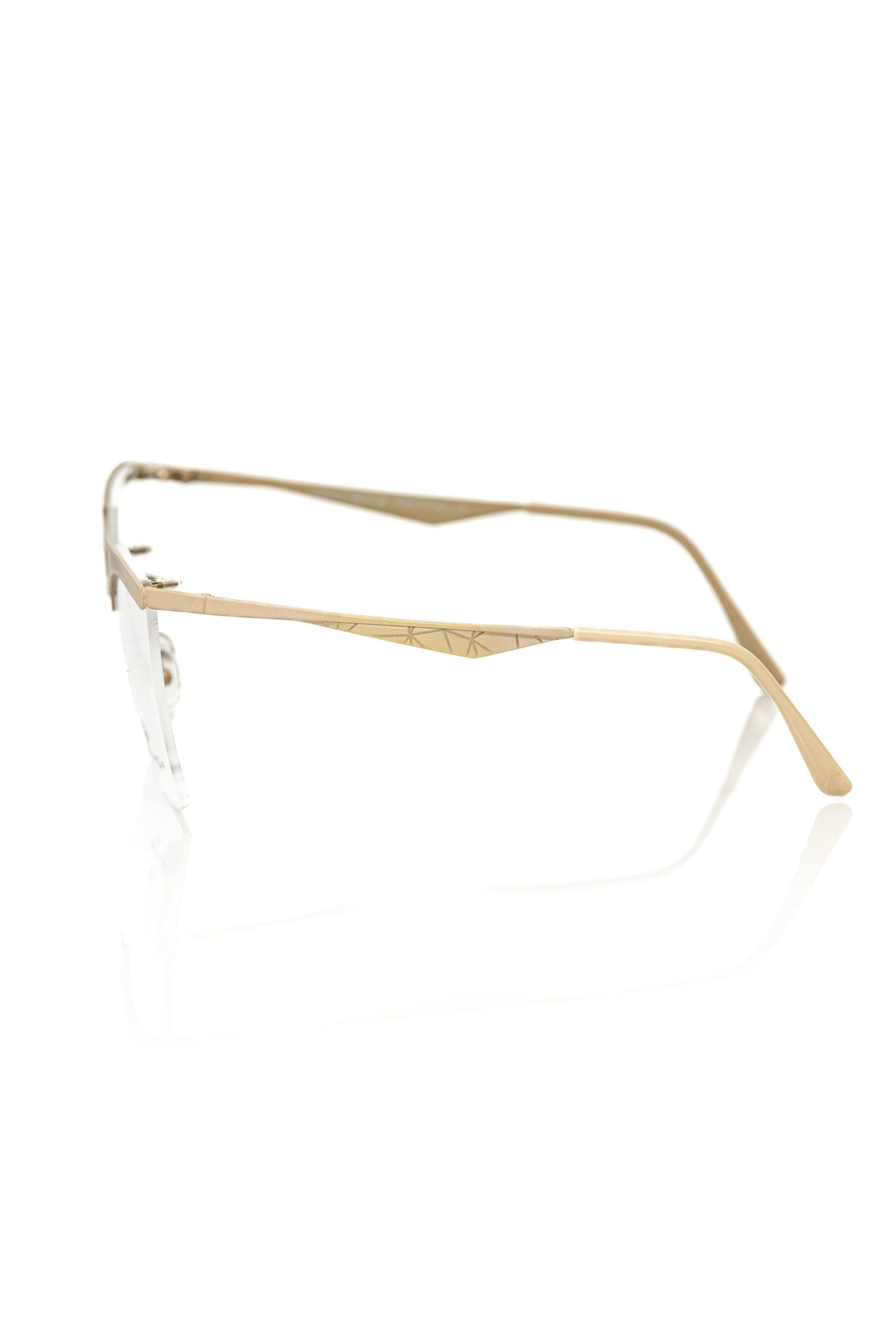 Frankie Morello Brown Metallic Women's Eyeglass Frames