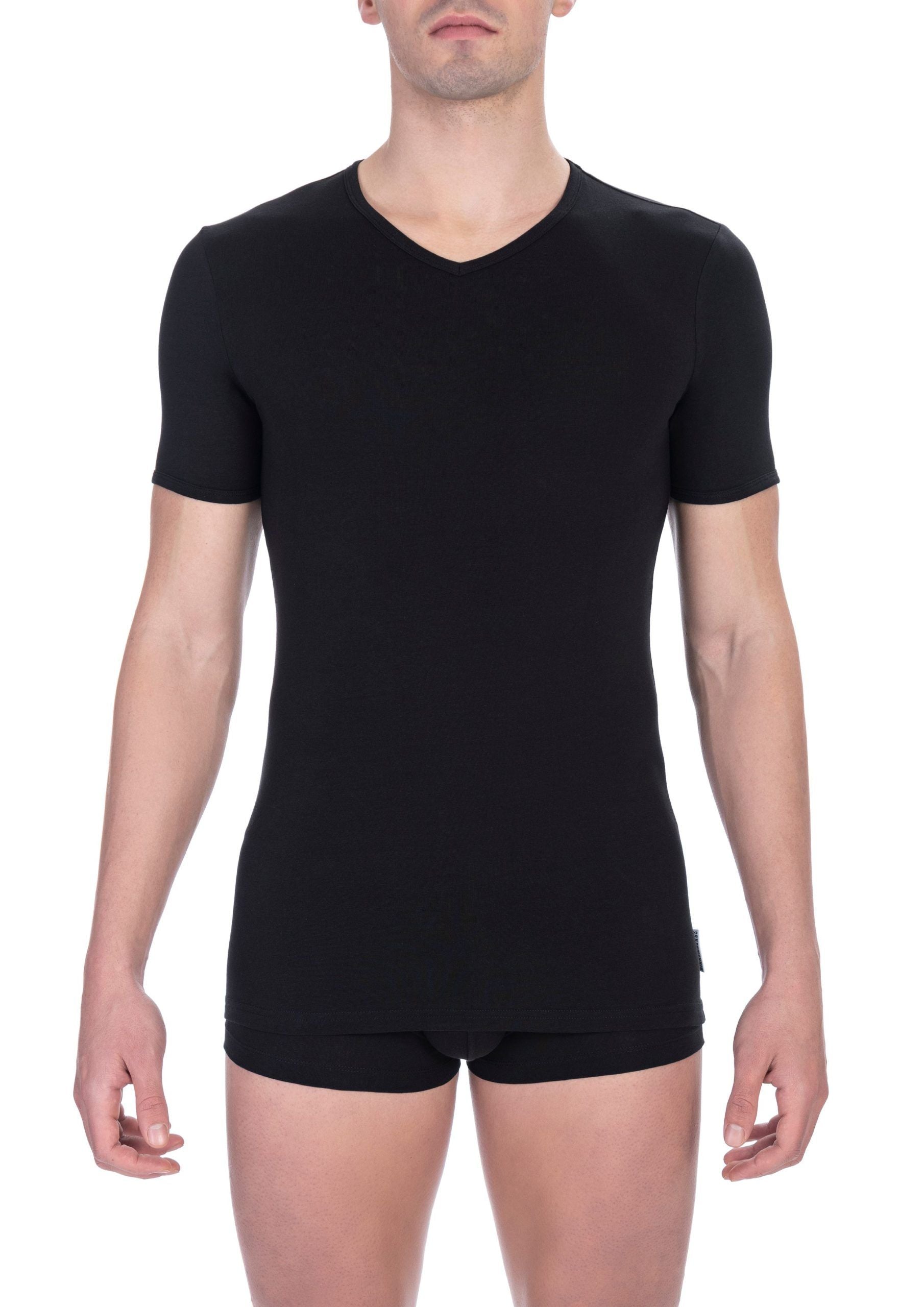 Bikkembergs Black Cotton T-Shirt for Men