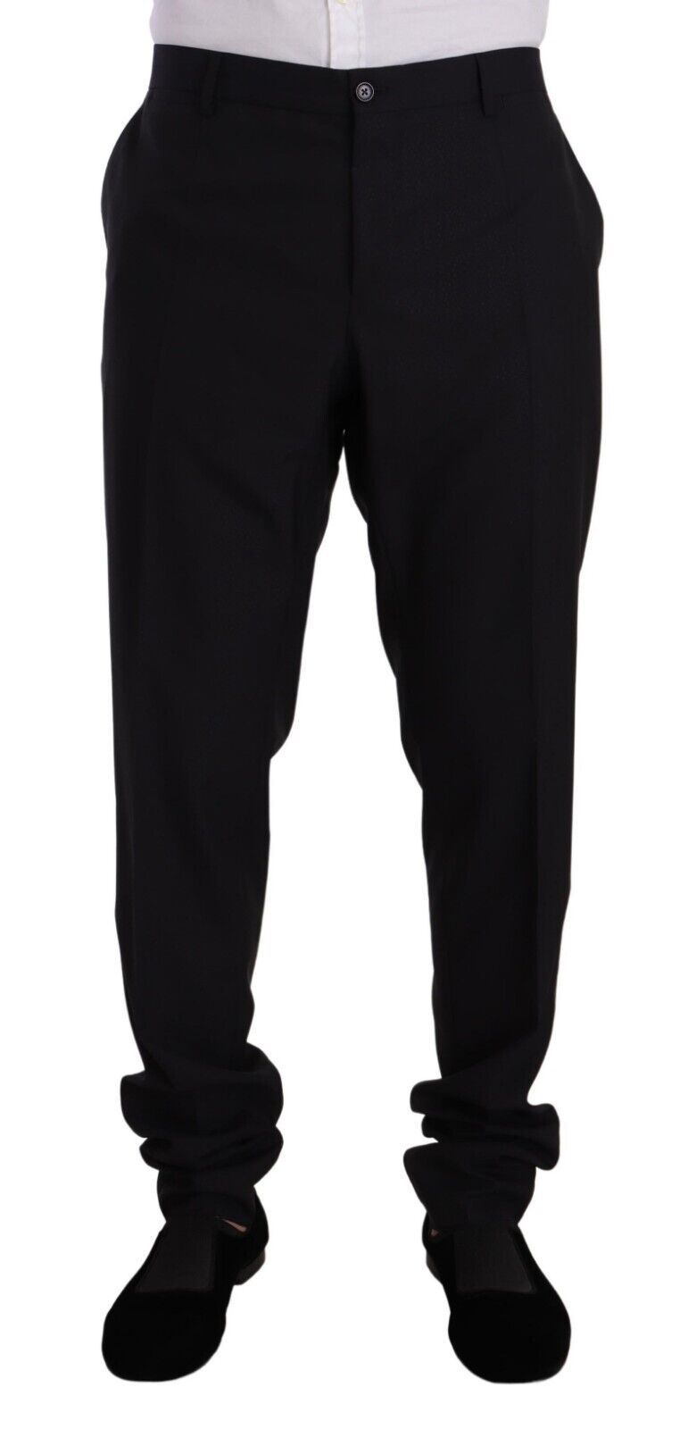 Dolce &amp; Gabbana Blue GOLD wool suit single-breasted 2 pieces