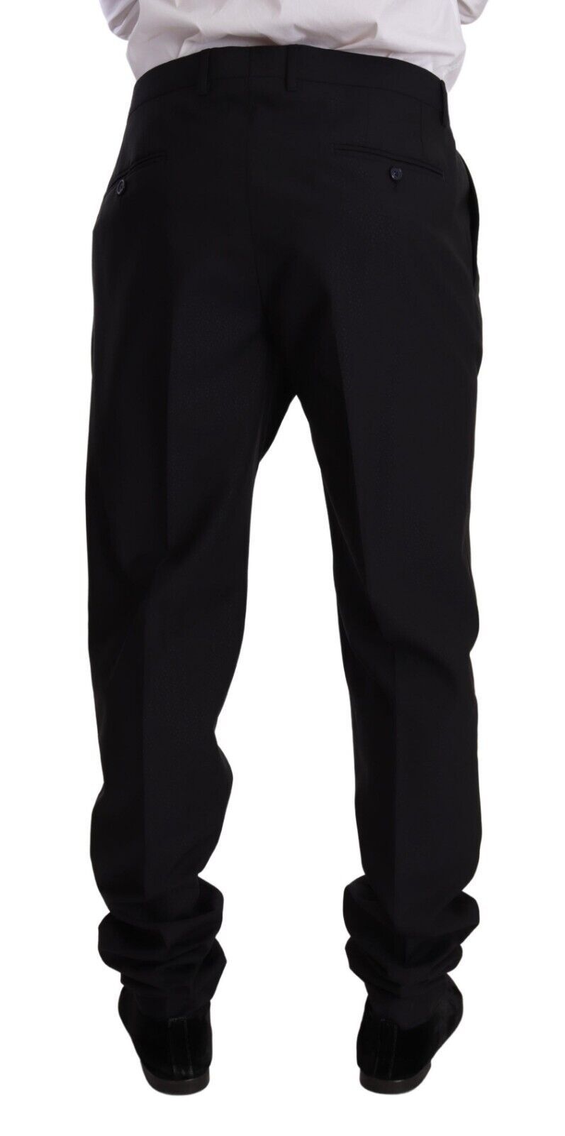 Dolce &amp; Gabbana Blue GOLD wool suit single-breasted 2 pieces