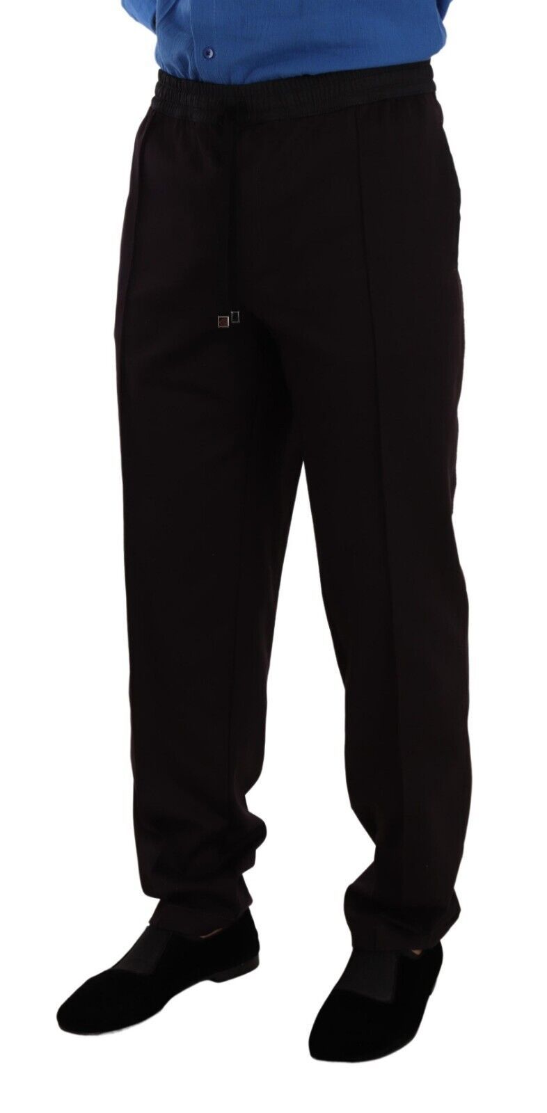 Dolce &amp; Gabbana Bordeaux Cotton Men's Skinny Pants Trousers