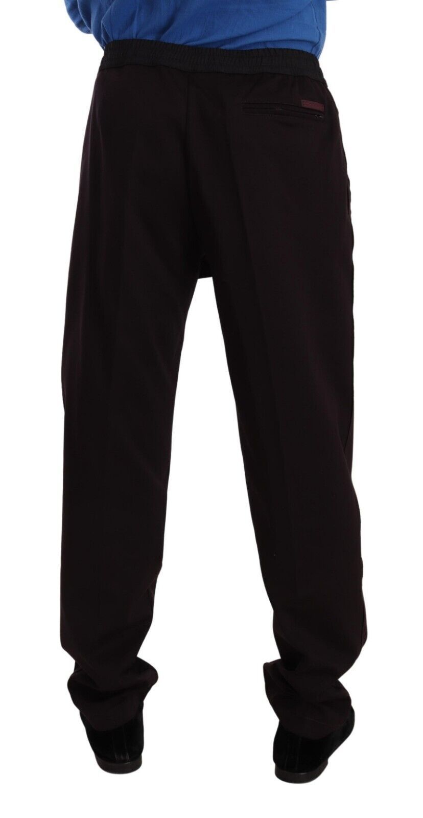Dolce &amp; Gabbana Bordeaux Cotton Men's Skinny Pants Trousers