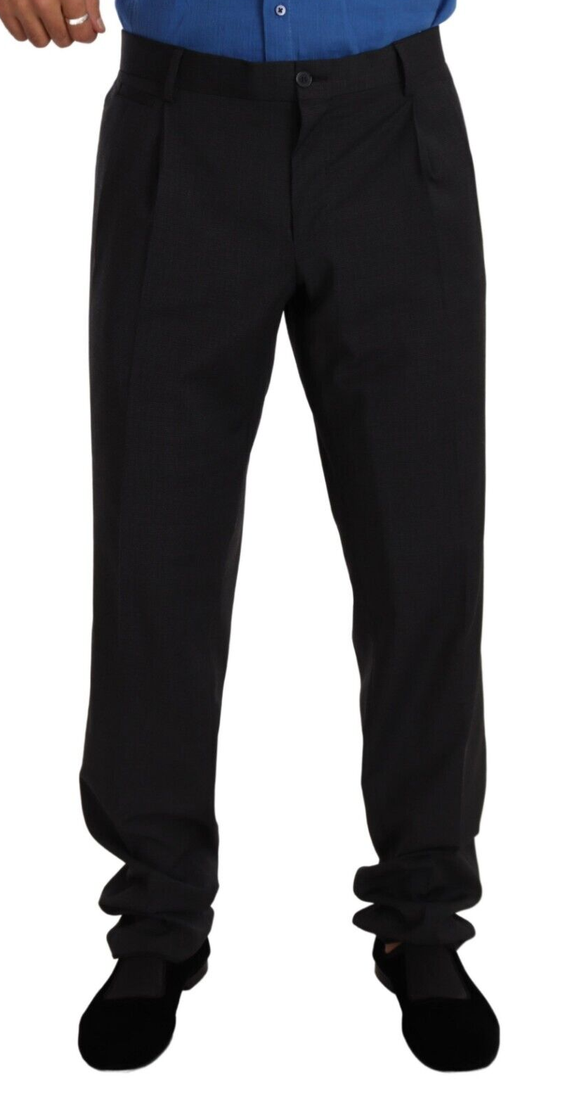 Dolce &amp; Gabbana Grey Dress Trousers VENTANNI Dress Trousers