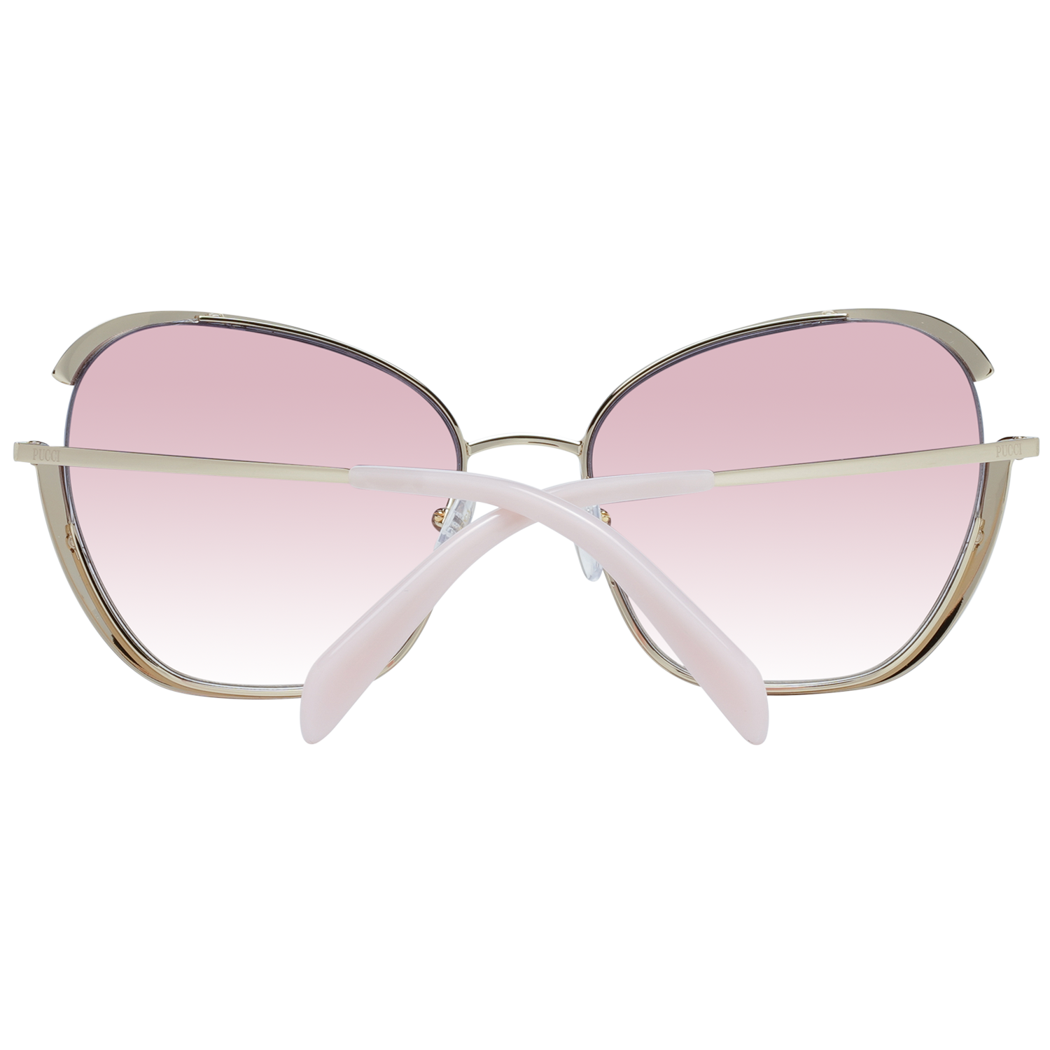 Emilio Pucci Goldfarbene Metall-Sonnenbrille