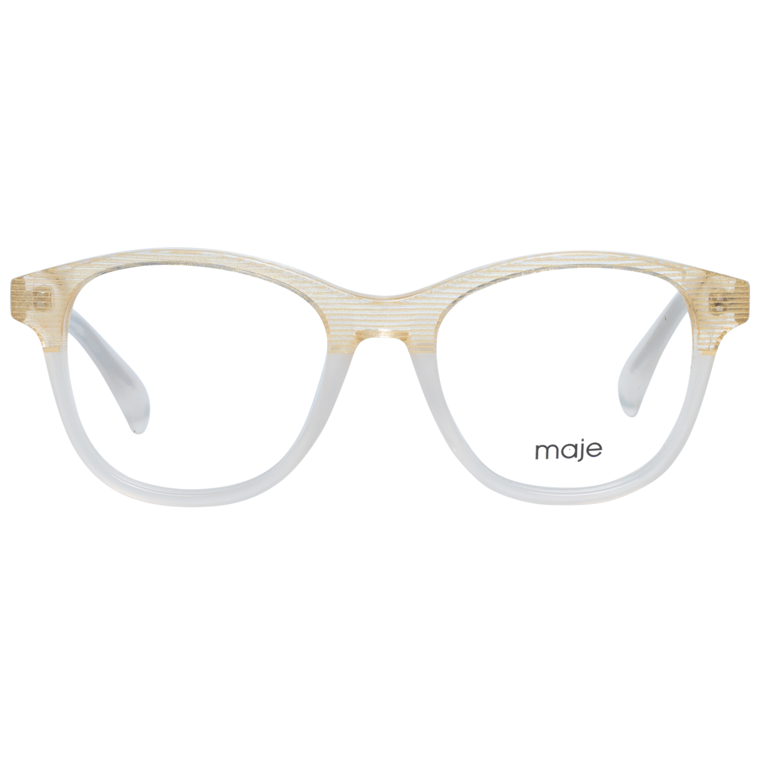 Maje Beige Acetate Eyeglass Frames