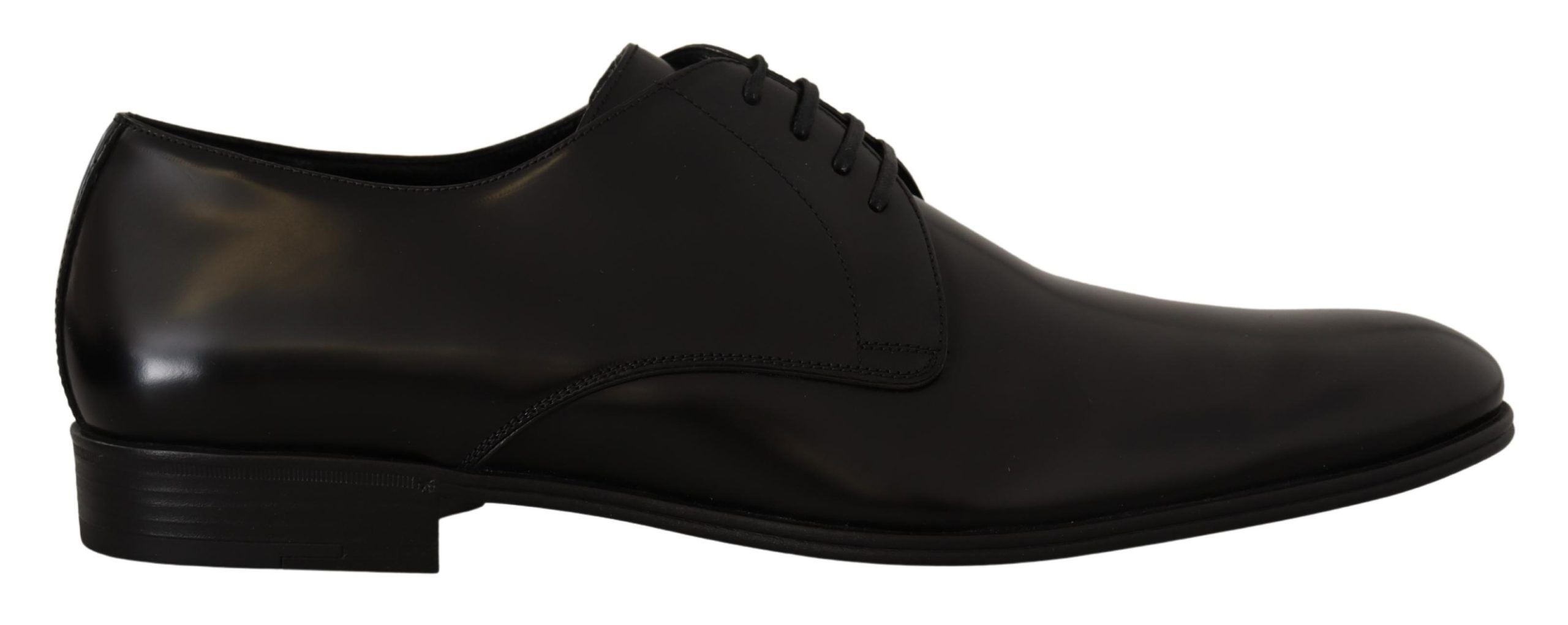 Dolce &amp; Gabbana Black leather lace-up shoes for formal derbies
