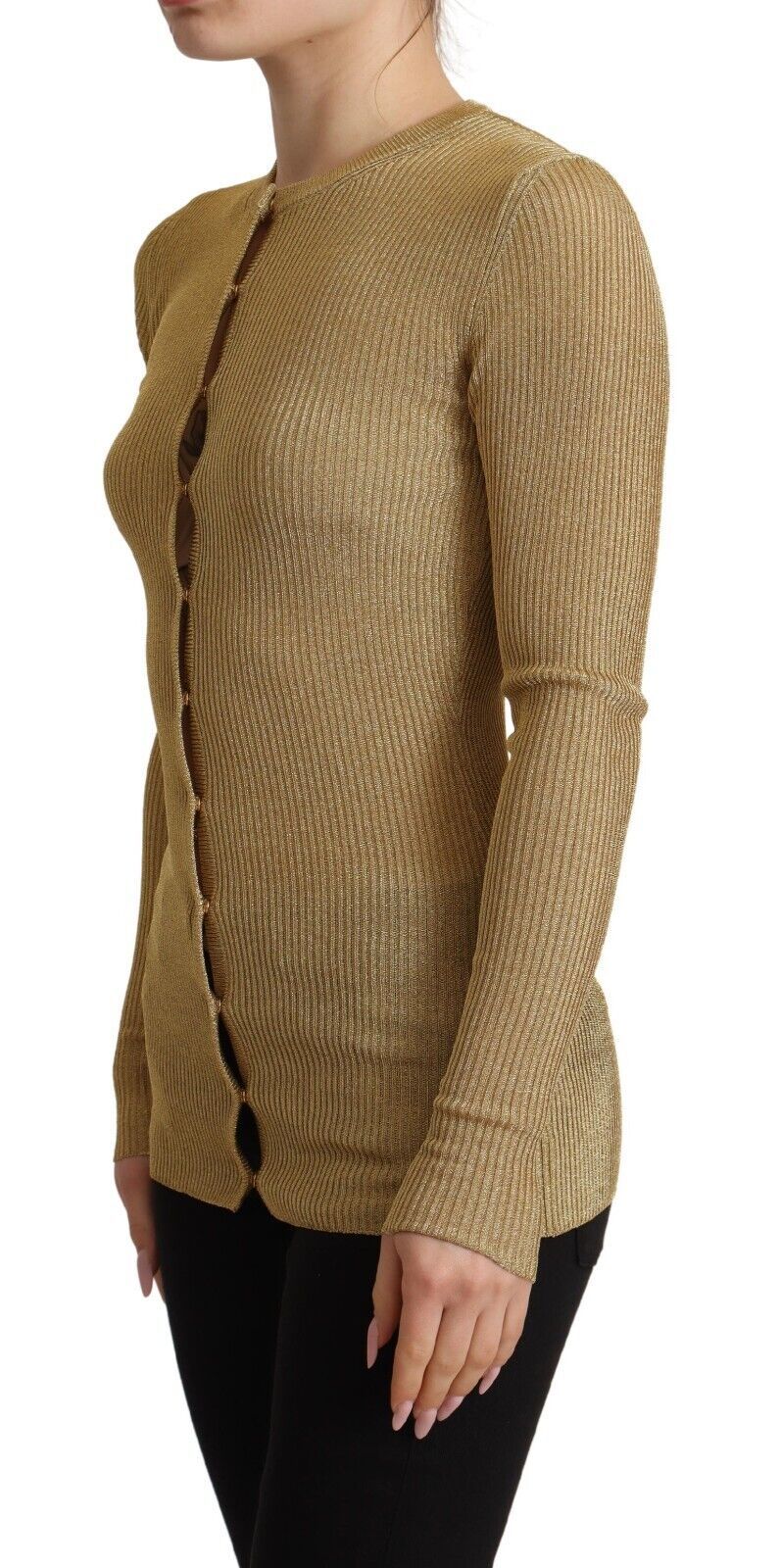 Dolce &amp; Gabbana Glamorous cardigan with gold snap fasteners