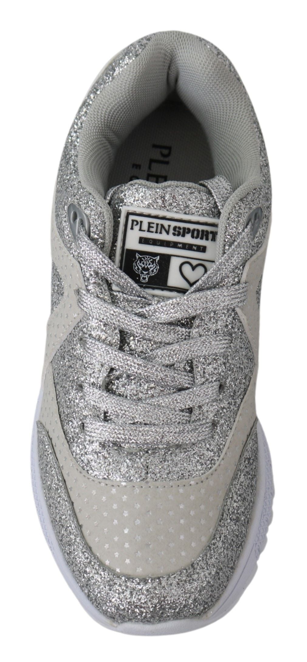 Plein Sport Schicke Silver Runner Jasmines Turnschuhe