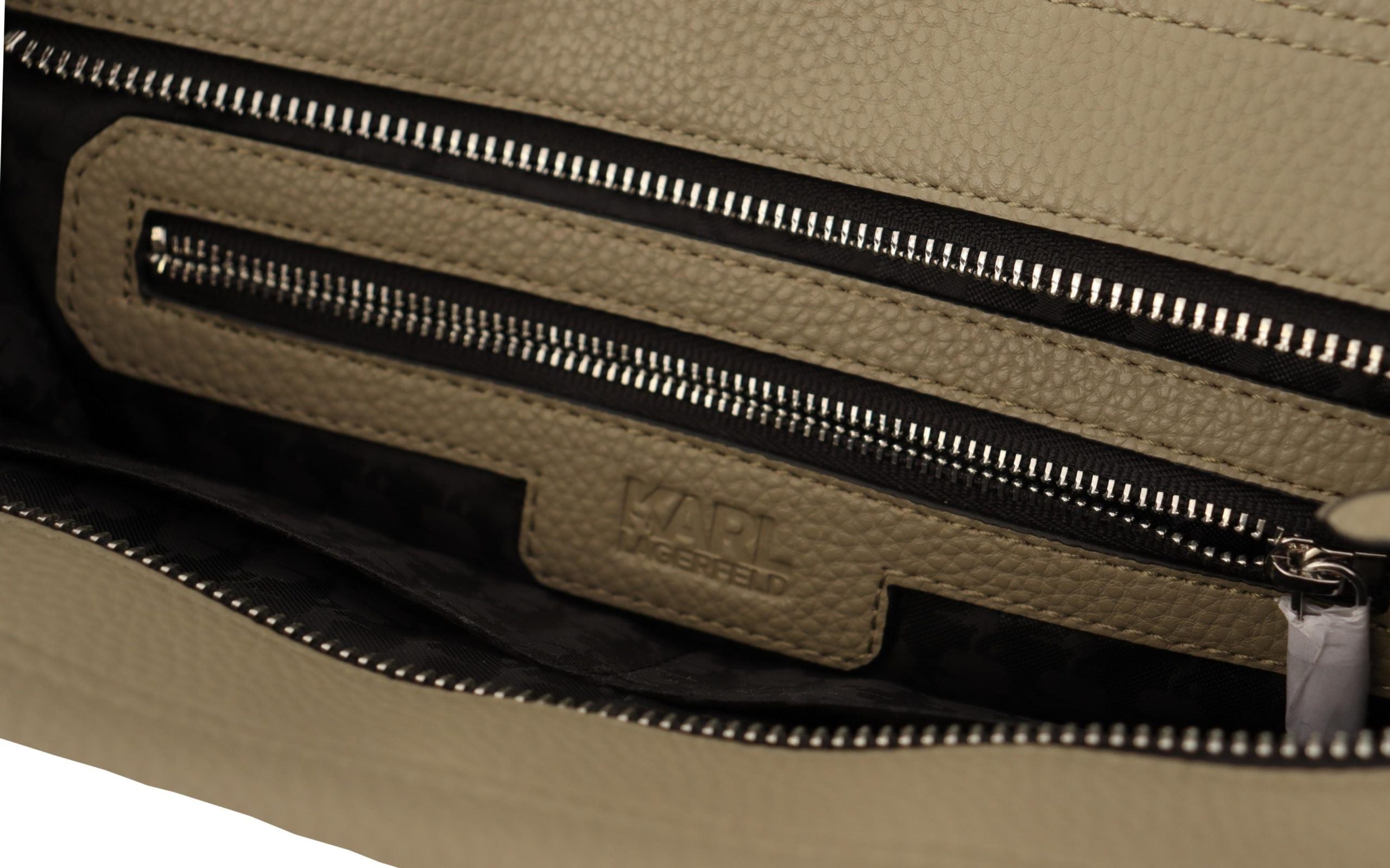 Karl Lagerfeld Charming sage green leather bag