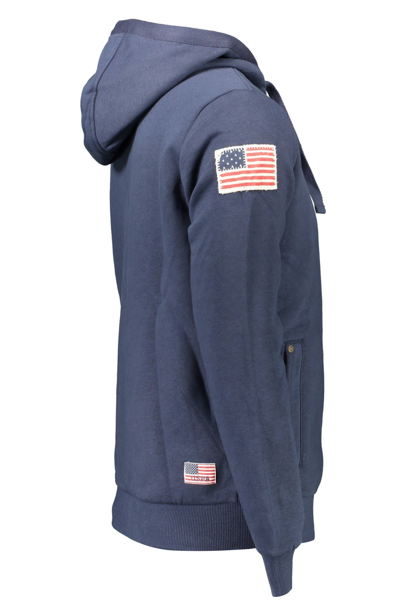 US POLO ASSN. Men's blue cotton sweater