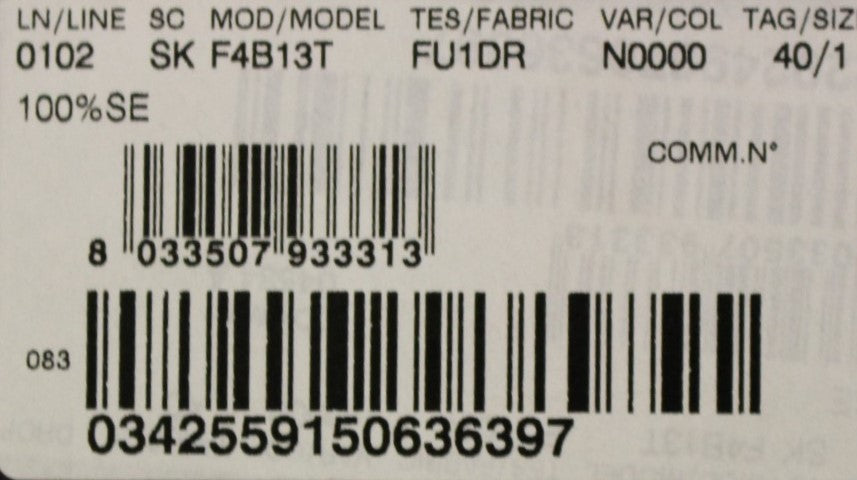 Dolce &amp; Gabbana Black sheer silk skirt above the knee