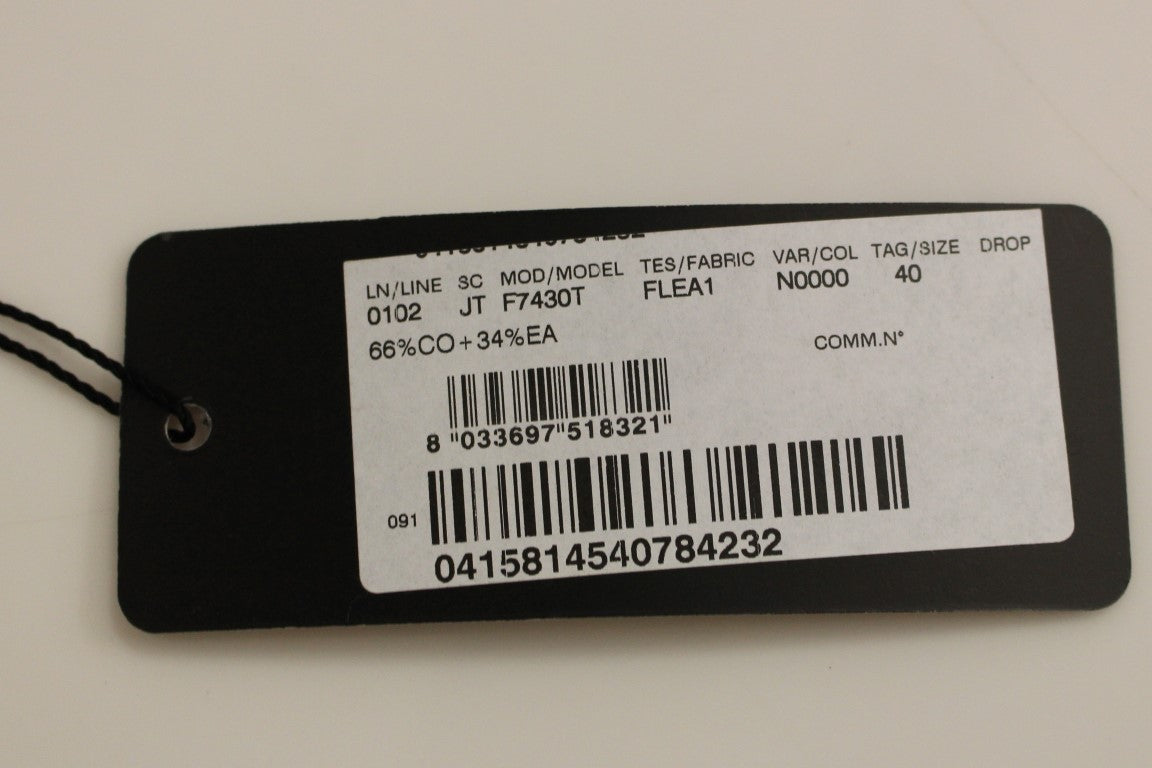 Dolce &amp; Gabbana bej kolsuz pamuklu üst bluz