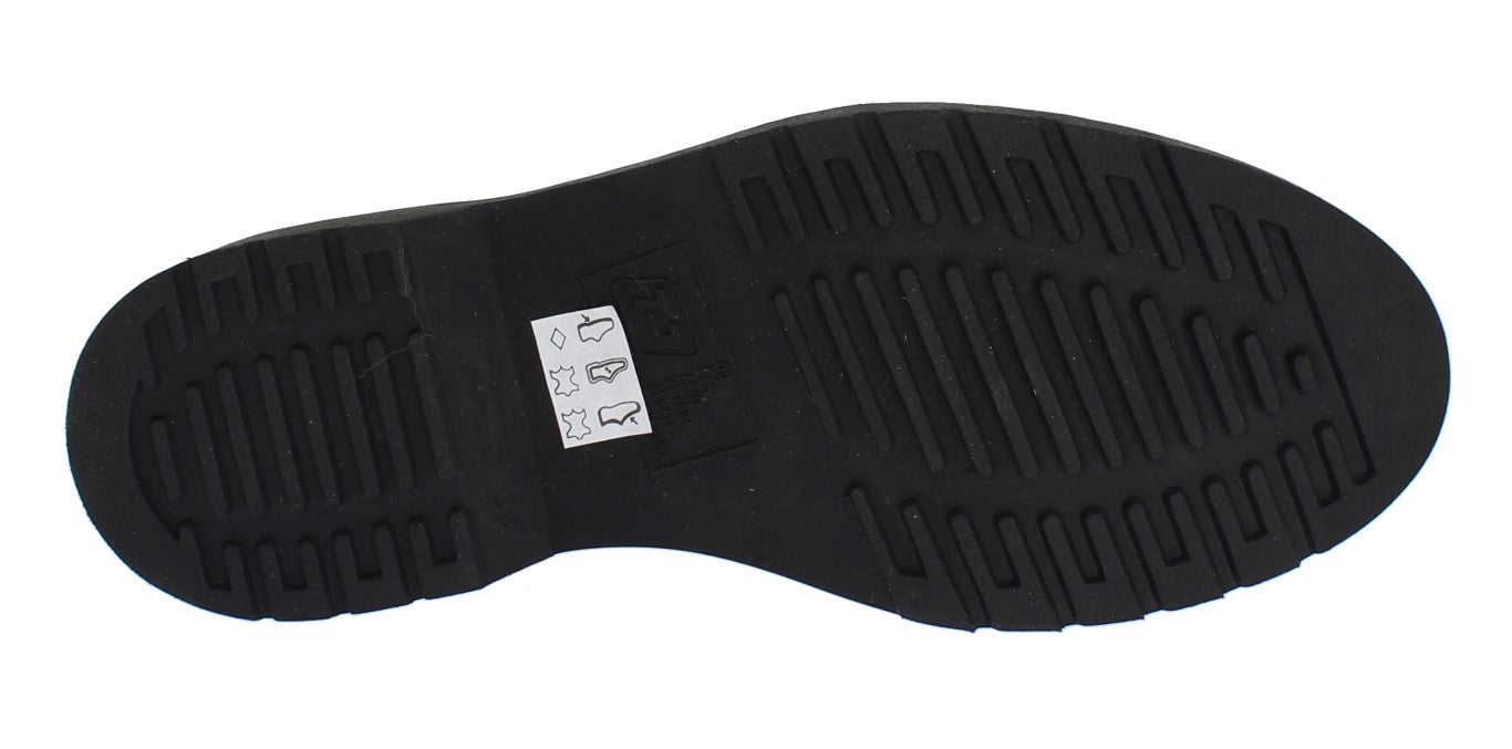 AI_ Grey Brown Leather Lace-Up Shoes