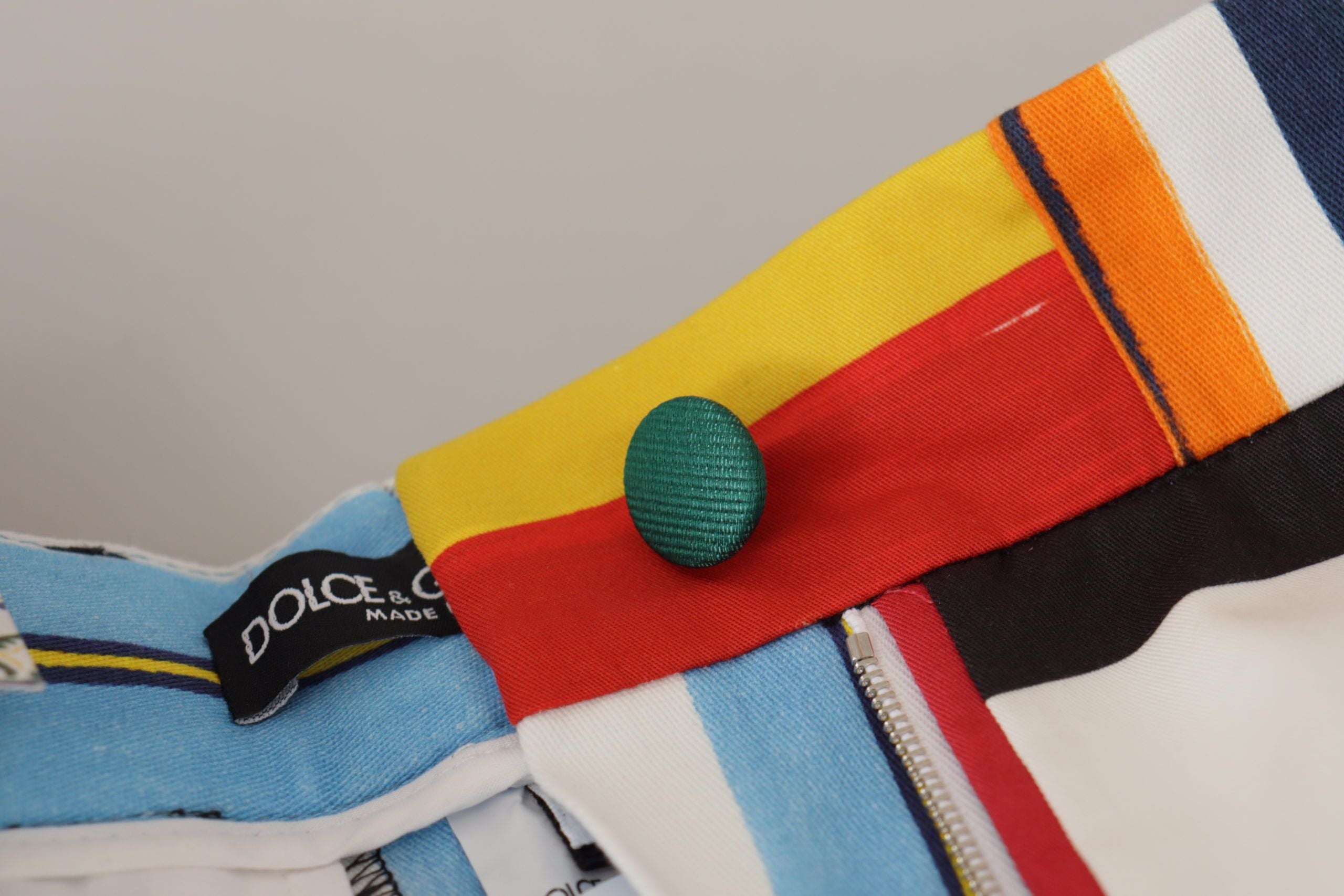 Dolce &amp; Gabbana Elegant striped high waist trousers