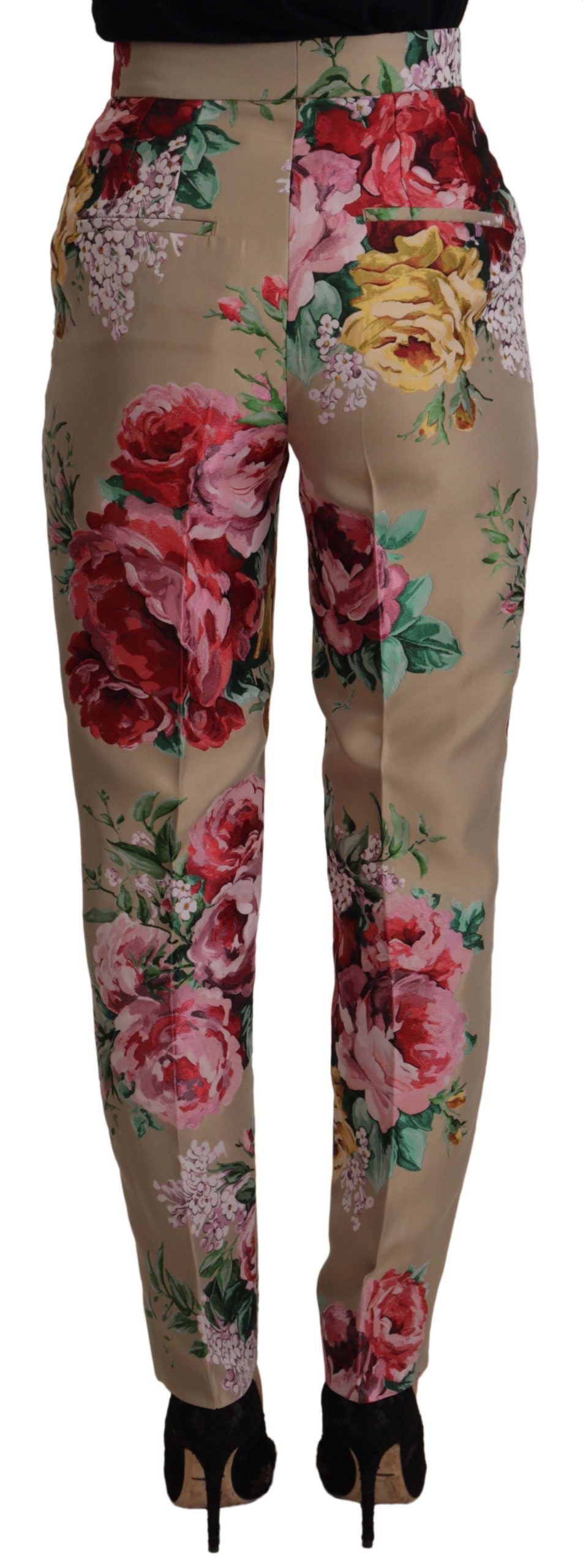 Dolce &amp; Gabbana Floral Dress with High Waist Pants
