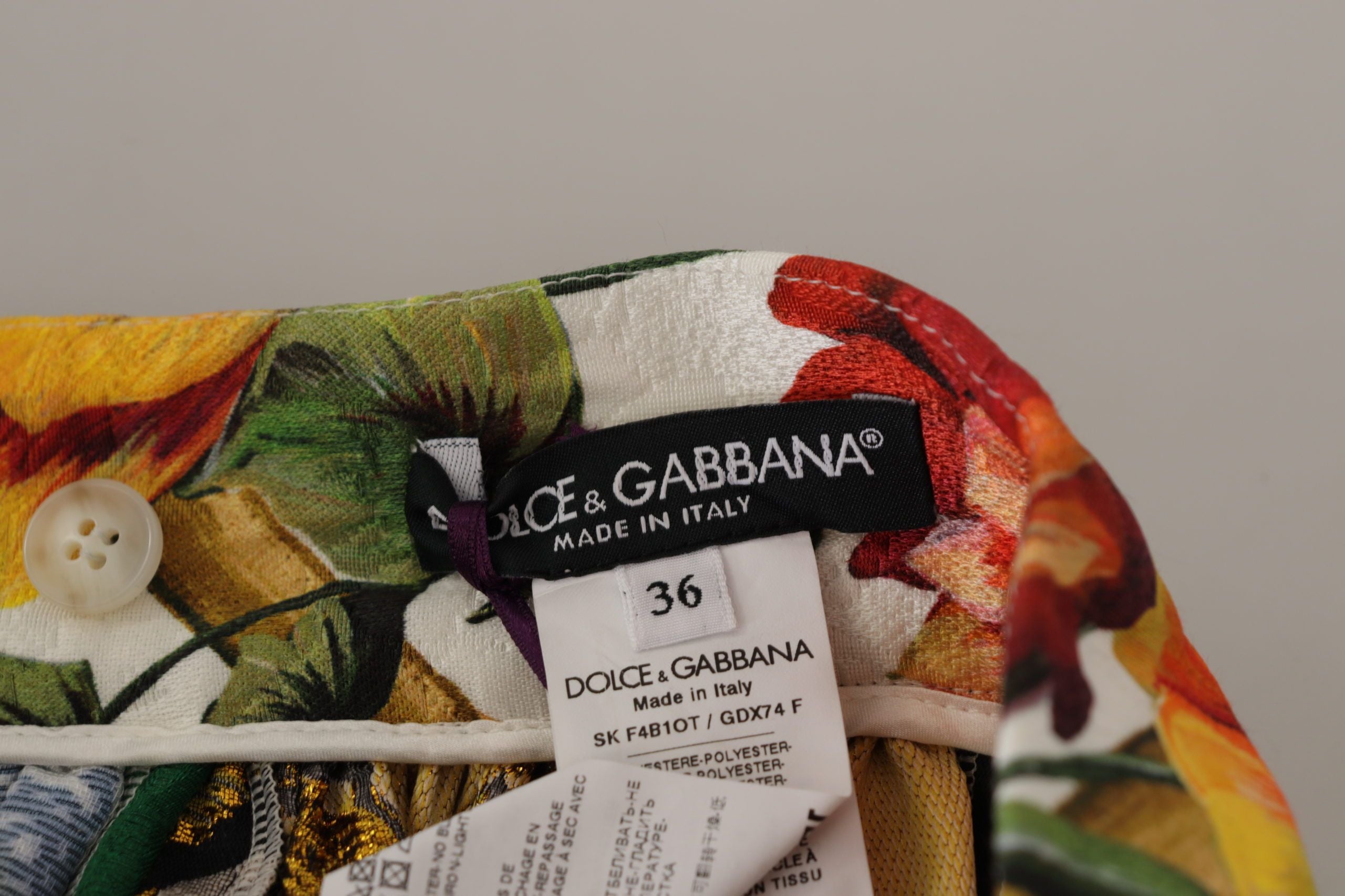 Dolce & Gabbana Multicolor Patchwork Sizilien Langer Maxirock