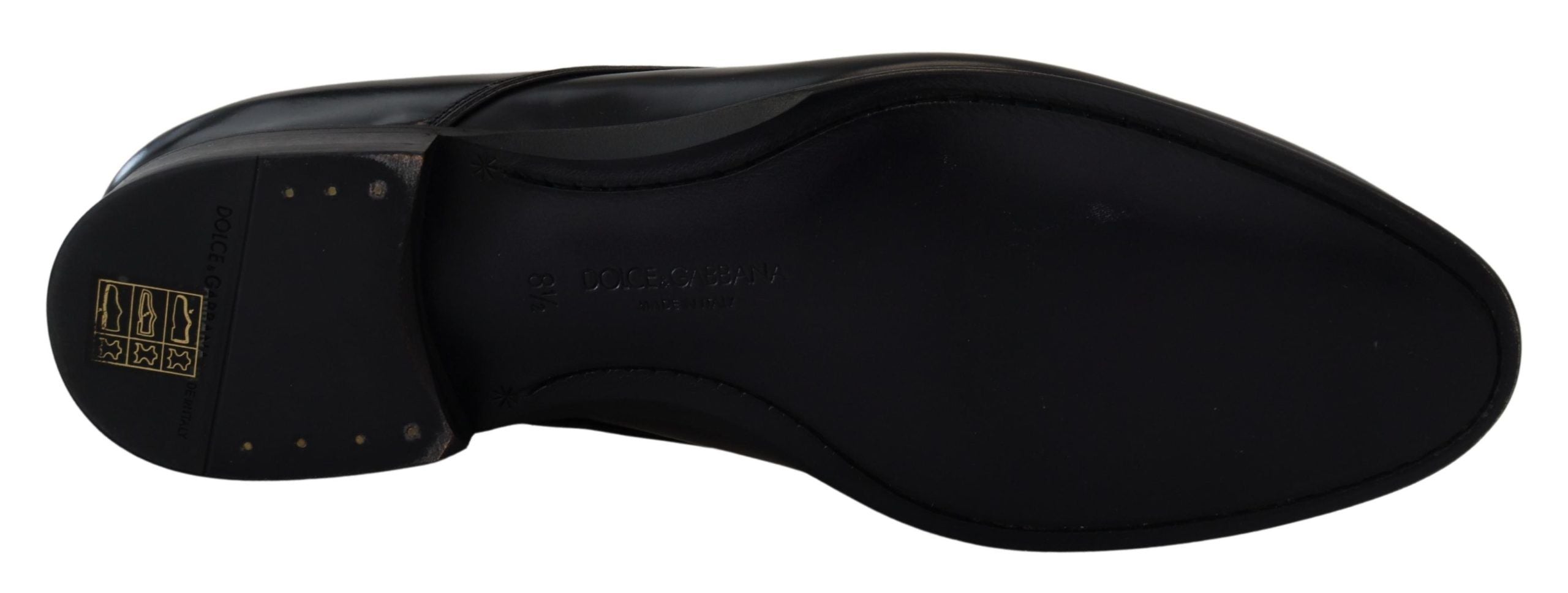 Dolce &amp; Gabbana Elegant derby shoes made of black leather