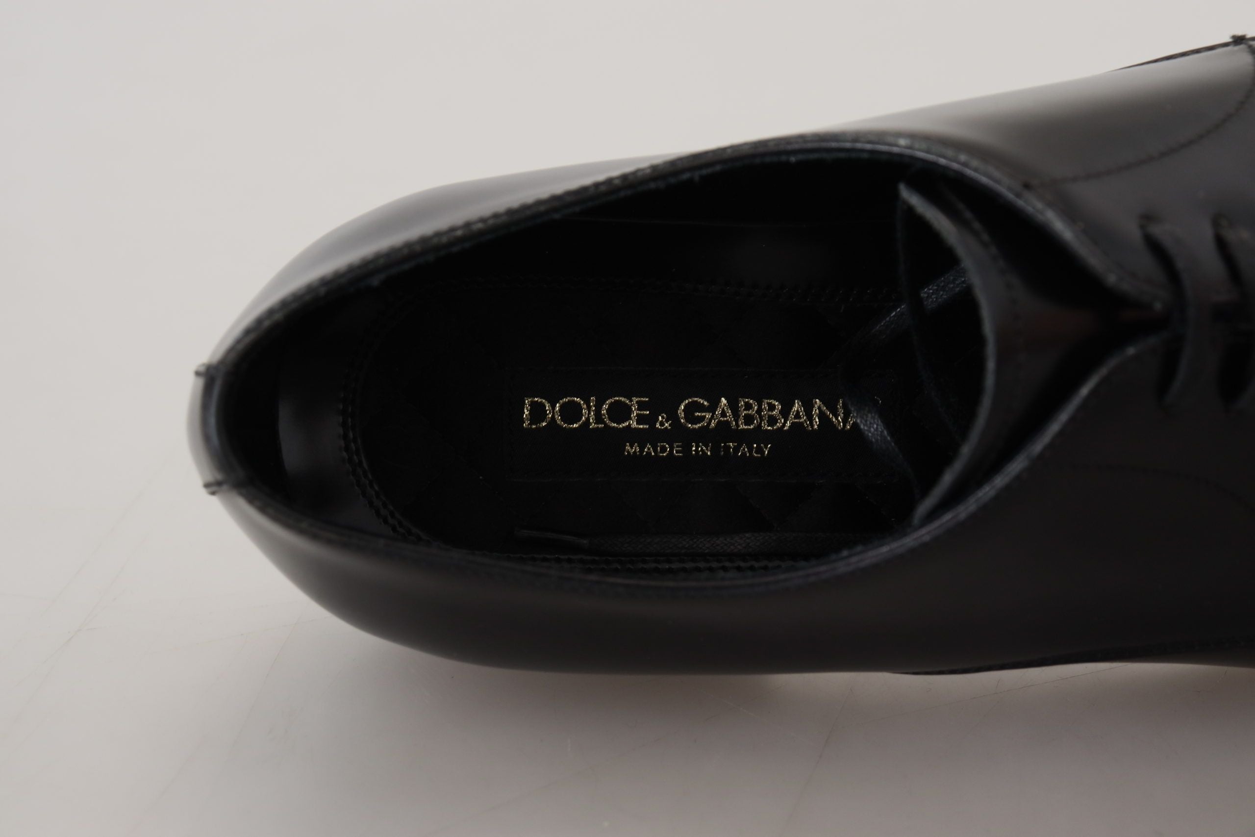 Dolce &amp; Gabbana Elegant derby shoes made of black leather