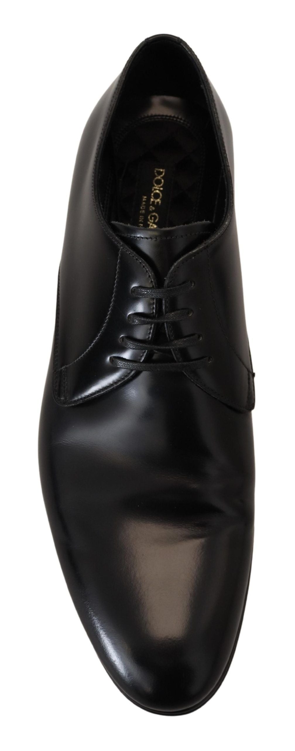 Dolce &amp; Gabbana Elegant derby shoes made of black leather