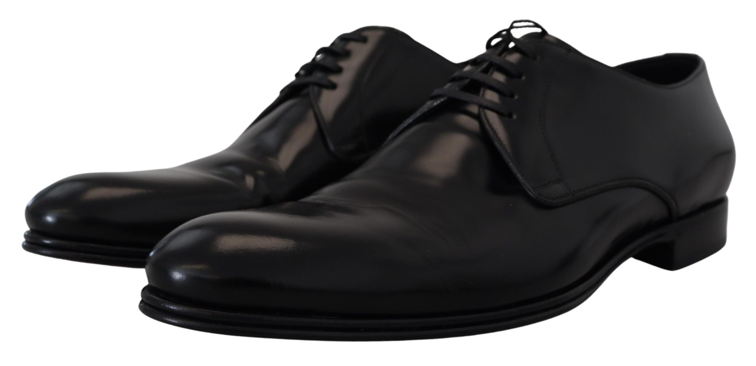 Dolce &amp; Gabbana Elegant derby shoes made of black leather