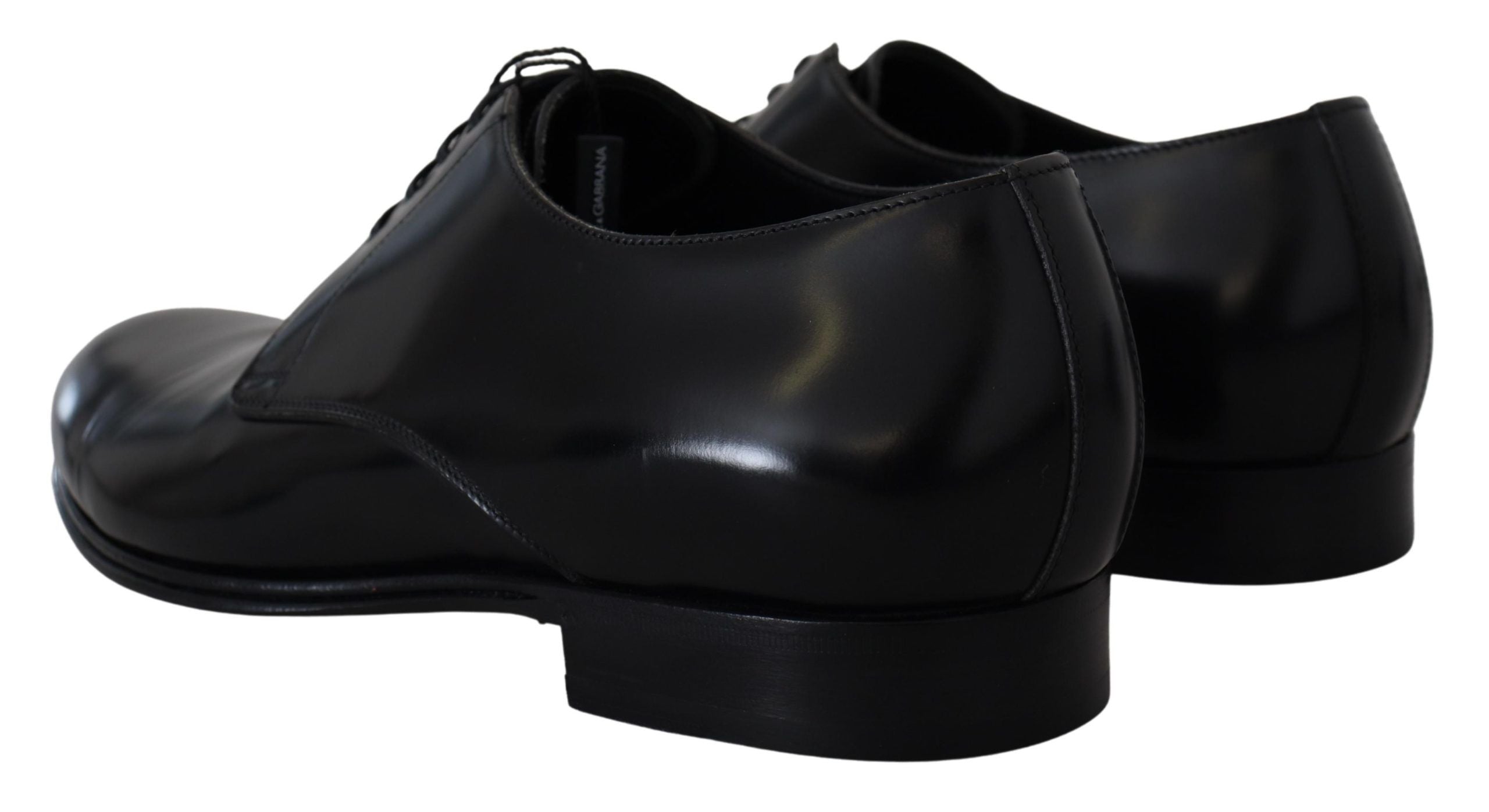 Dolce &amp; Gabbana Elegant derby shoes made of black leather