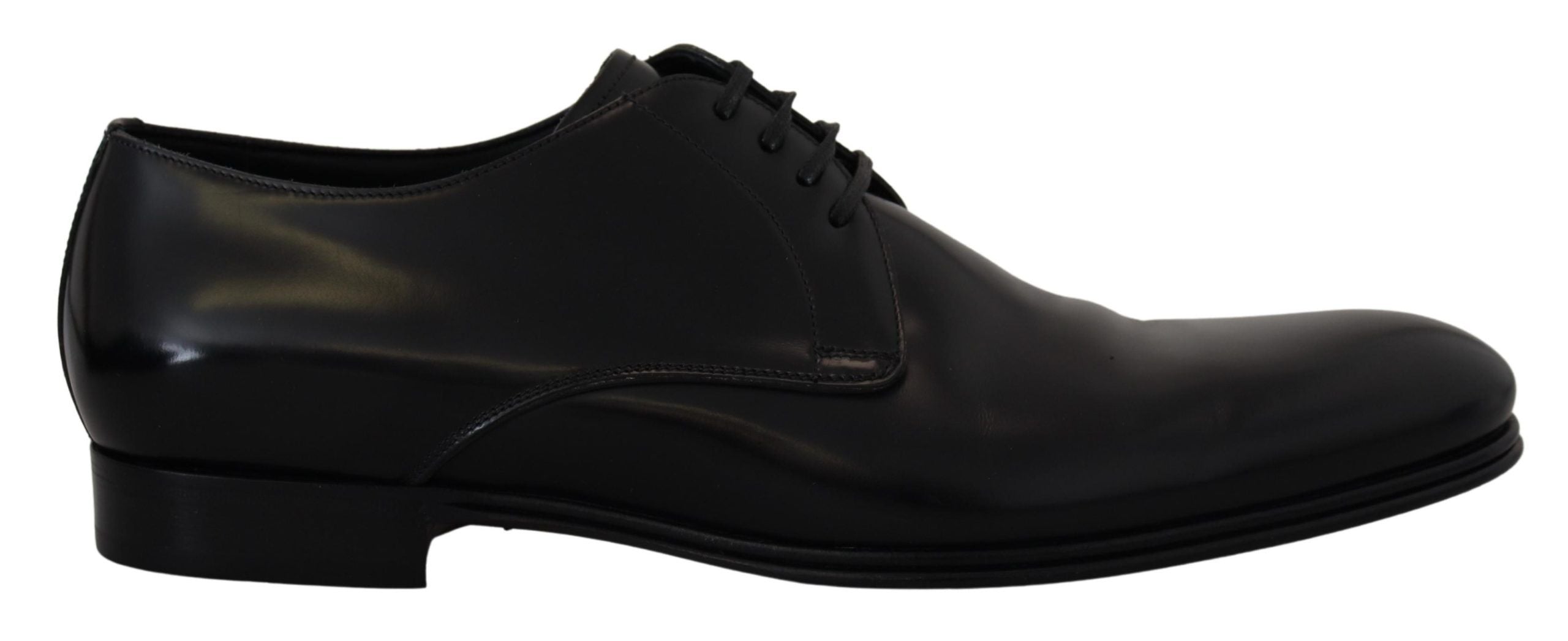 Dolce &amp; Gabbana Elegant derby shoes made of black leather