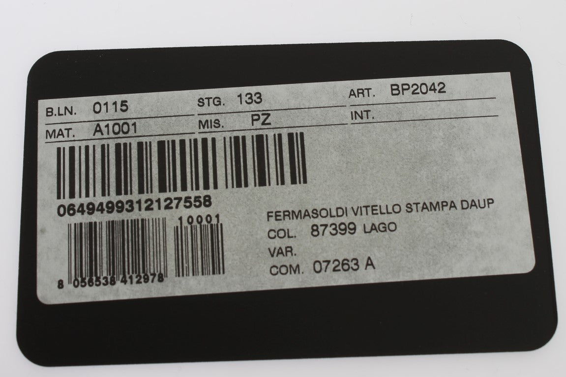 Dolce & Gabbana Magnet-Geldklammer aus grünem Leder