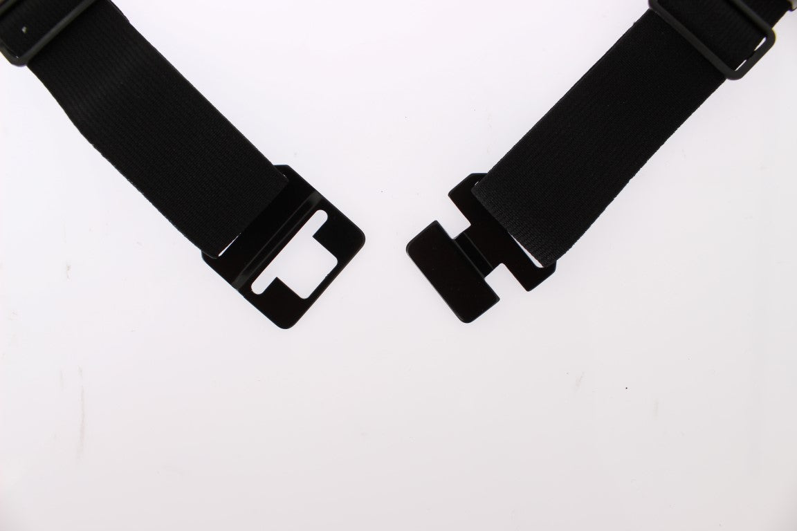 Dolce & Gabbana Silberner breiter Gürtel Seidenkummerbund