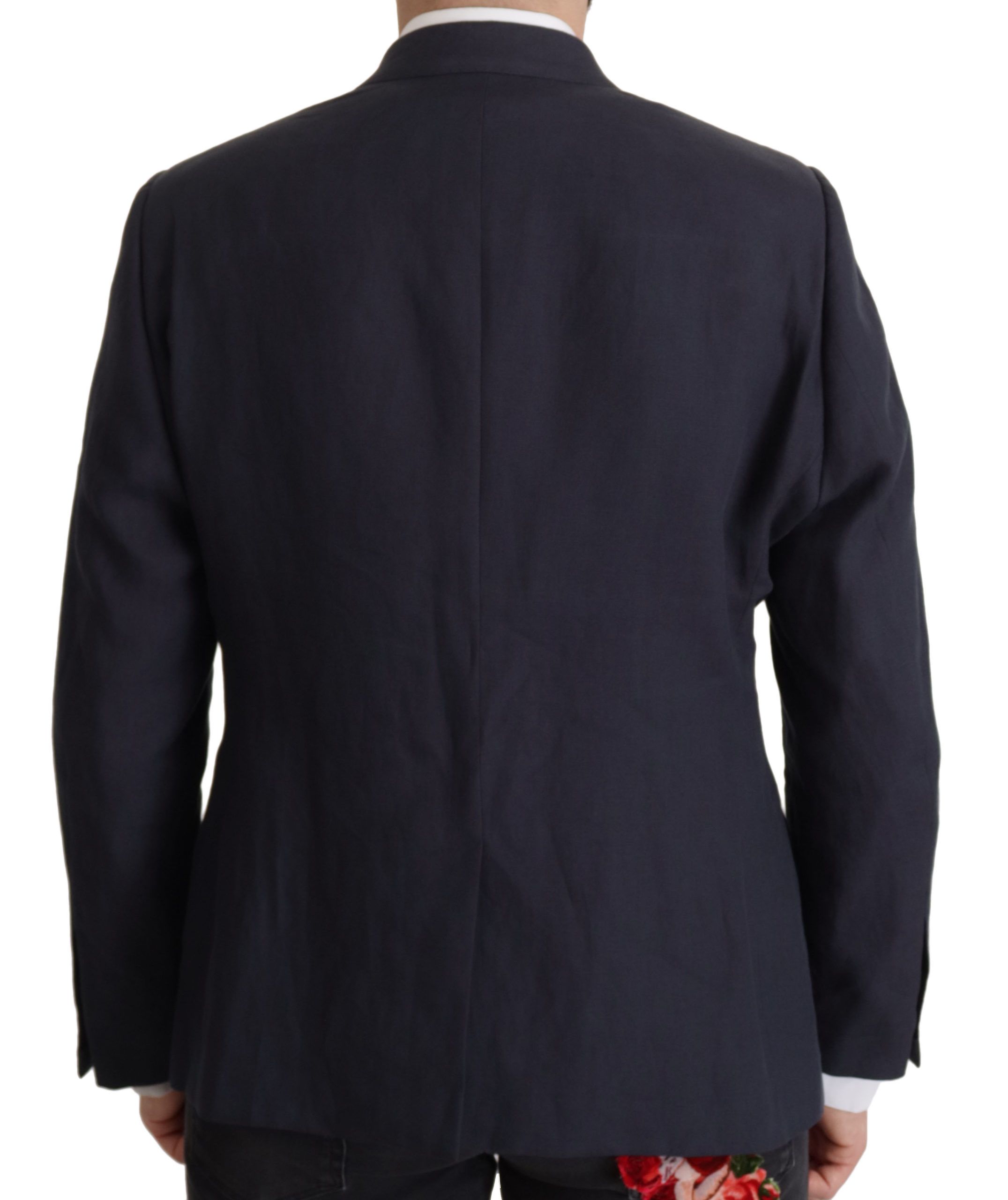 Dolce & Gabbana Dunkelblau ALTA SARTORIA Jacke Mantel Blazer