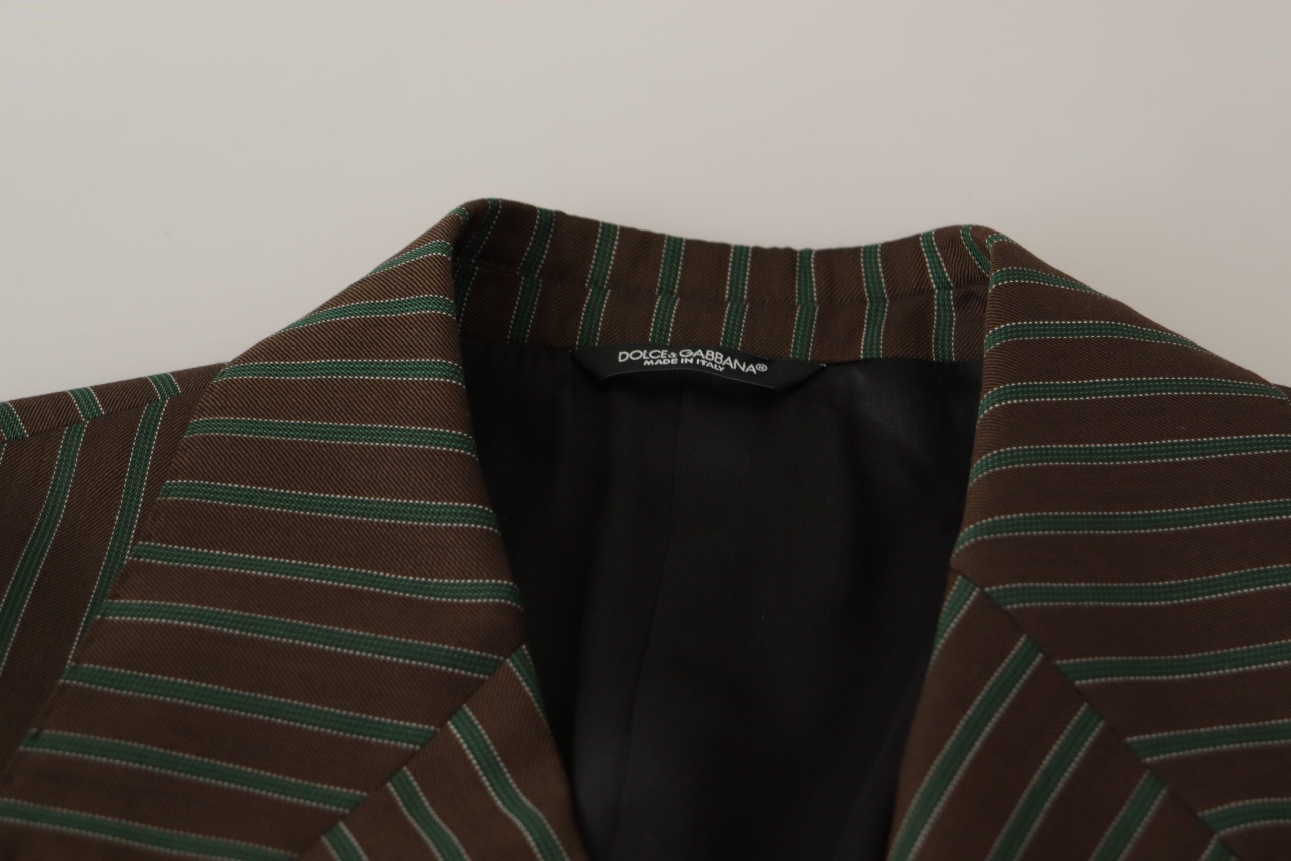 Dolce &amp; Gabbana Multicolor striped double-breasted blazer