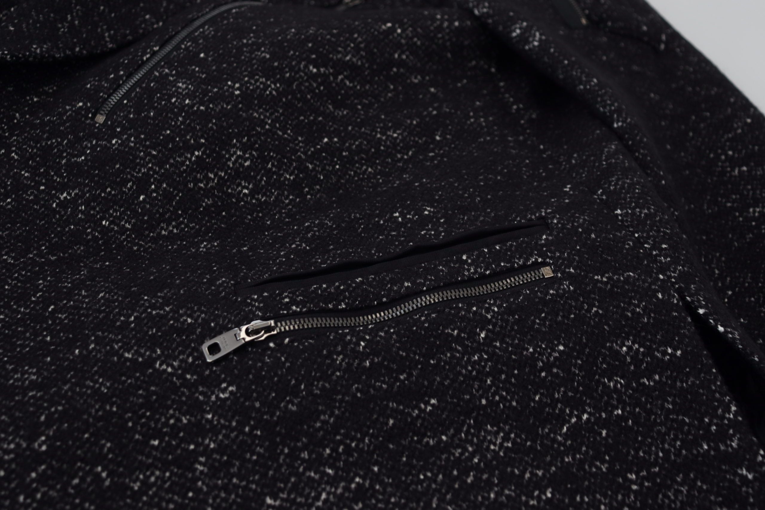 Dolce &amp; Gabbana Black Wool Coat Double Breasted Men's Jacket