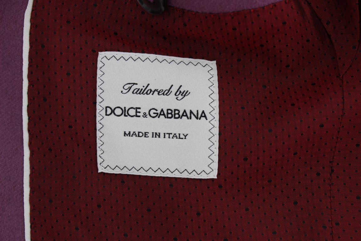 Dolce & Gabbana Lila Kaschmir Slim Fit Blazer Jacke