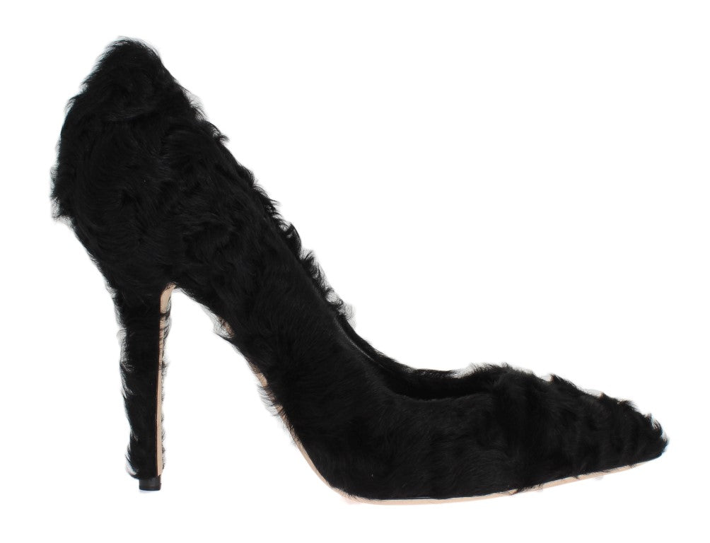 Dolce &amp; Gabbana Elegant pumps made from luxurious Xiangao fur leather