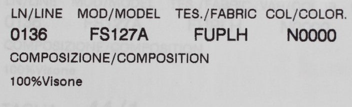 Dolce & Gabbana Schwarzer Nerzpelz-Schulterkragen-Schal